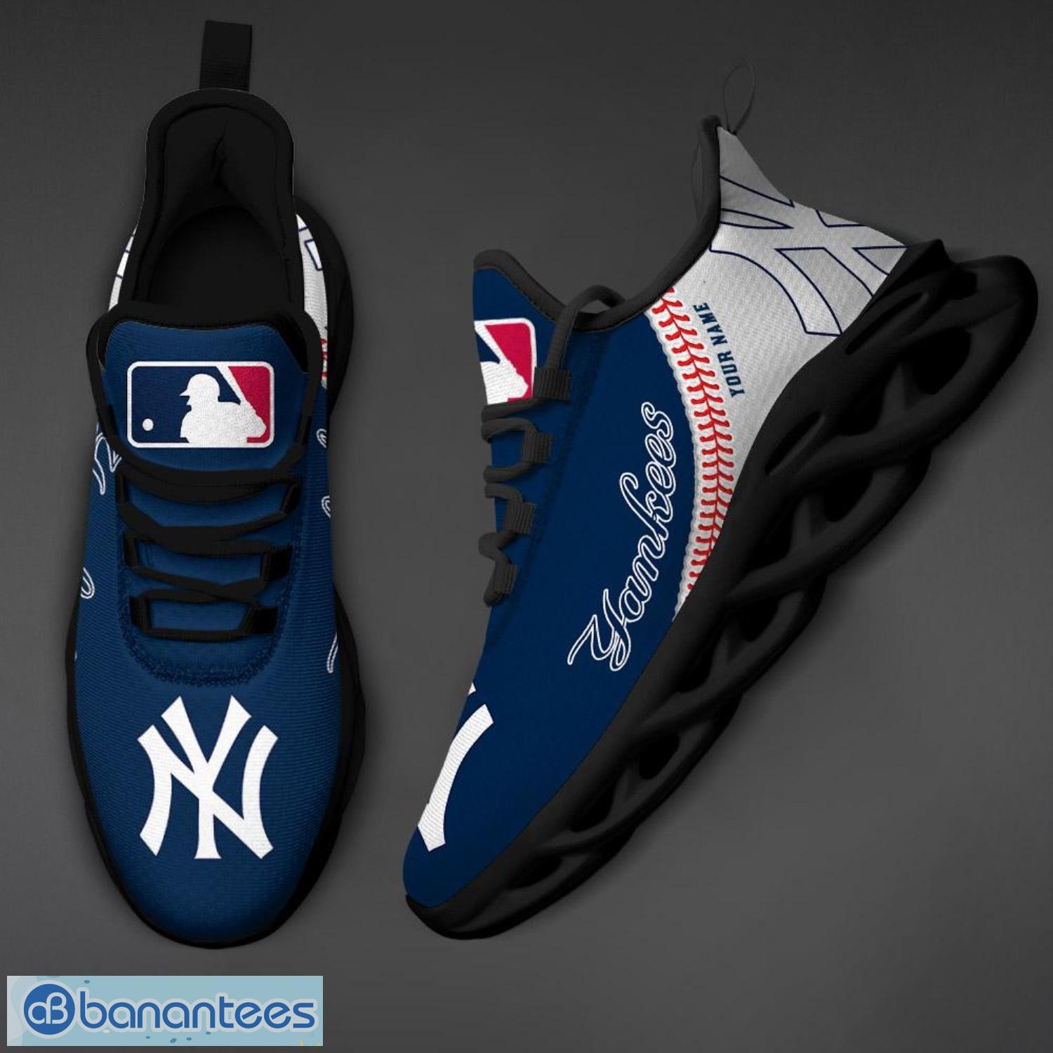 New York Yankees Fans Air Max Soul Snesker Running Shoes