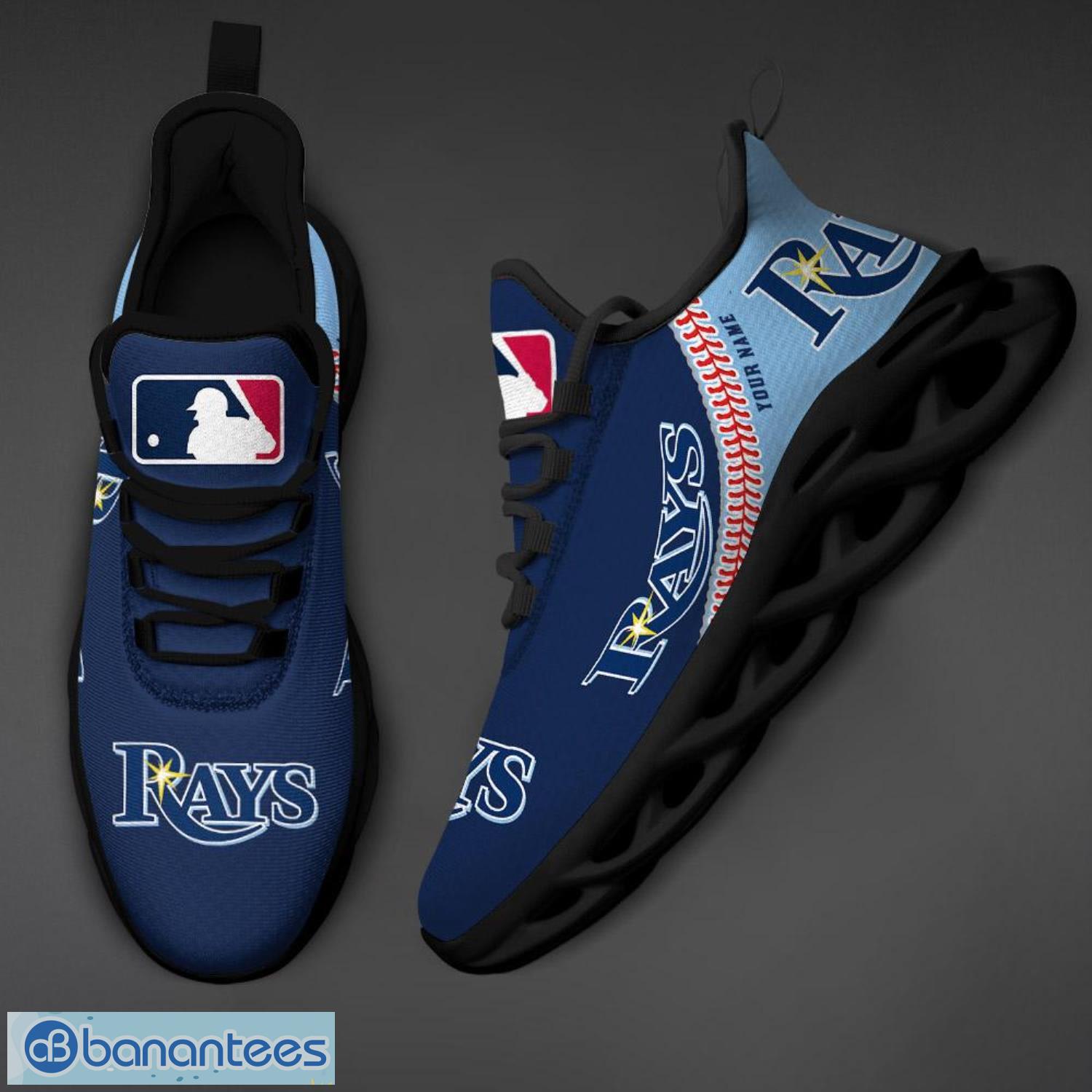 Tampa Bay Rays MLB Black Color Max Soul Shoes