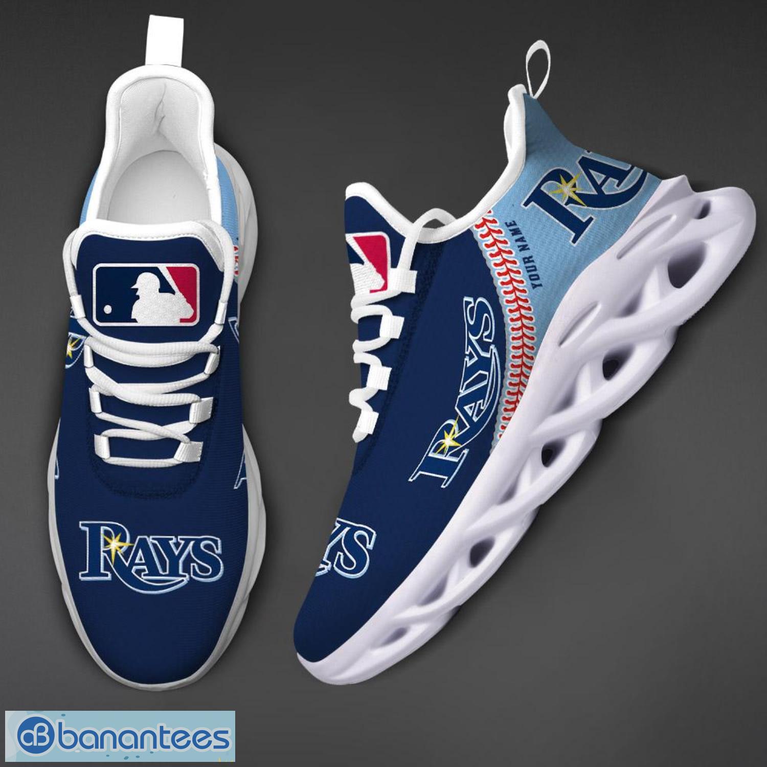 Tampa Bay Rays MLB Black Color Max Soul Shoes