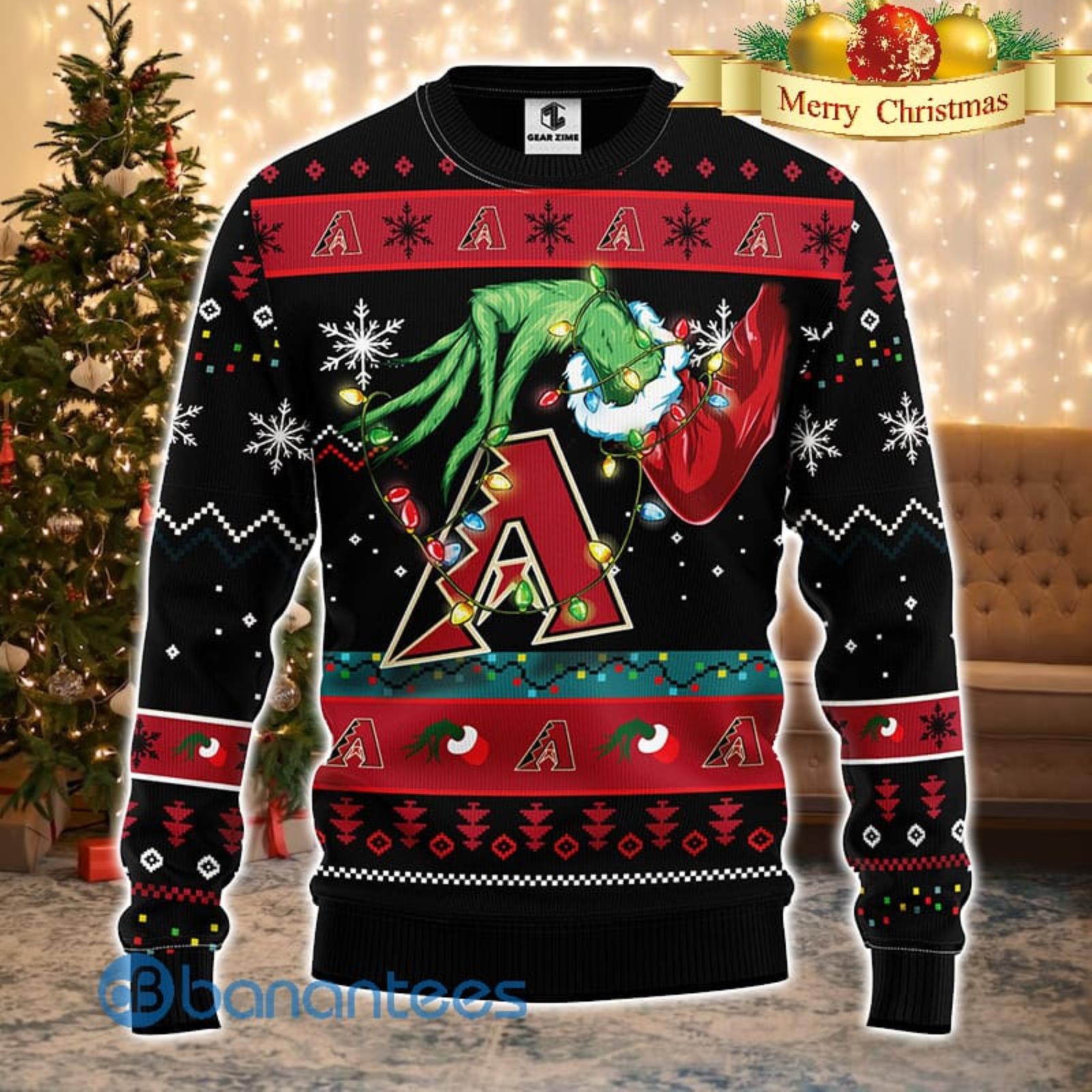 Men And Women Christmas Gift MLB Los Angeles Dodgers Logo With Funny Grinch  3D Ugly Christmas Sweater For Fans - Banantees