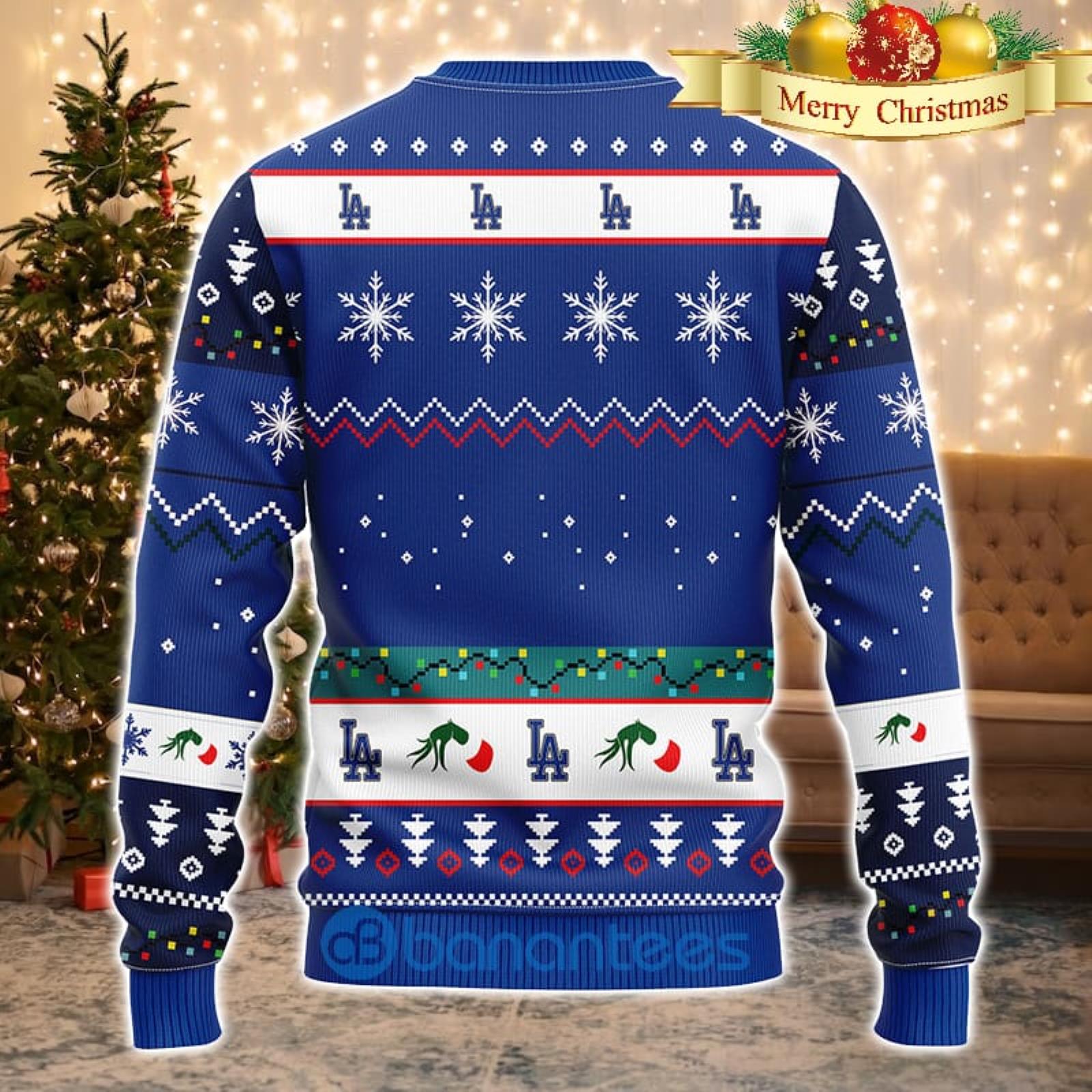 Dodgers Christmas Sweater Grinch Logo Pattern Los Angeles Dodgers Gift -  Personalized Gifts: Family, Sports, Occasions, Trending