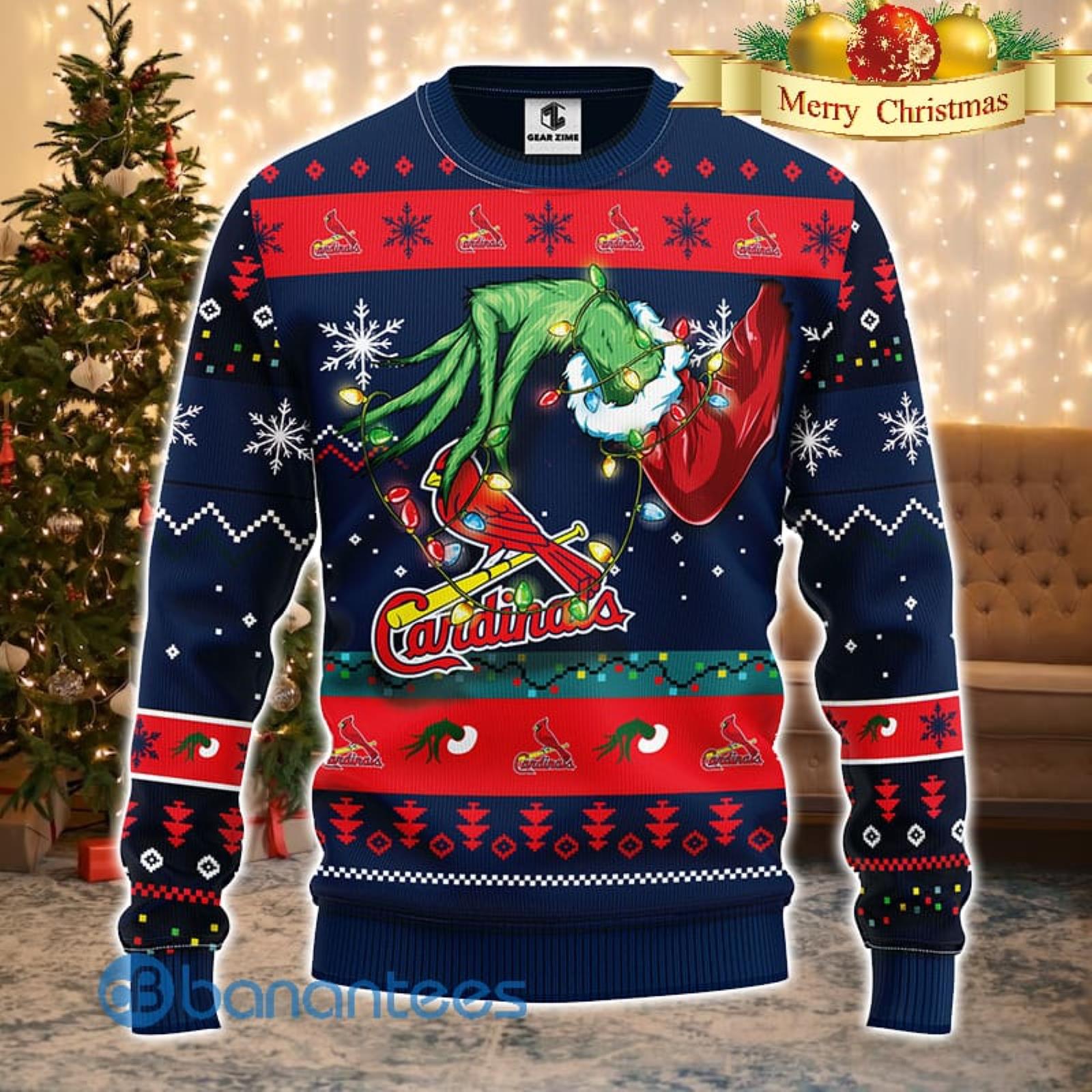 Christmas Gift St. Louis Cardinals Sport Fans 3D Ugly Christmas Sweater For  Men And Women