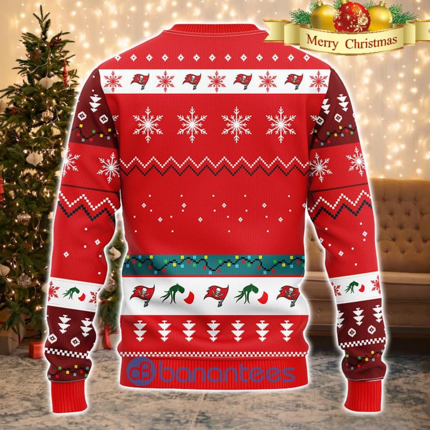 NFL Tampa Bay Buccaneers Christmas Gift All Over Print Ugly Christmas  Sweater - Freedomdesign