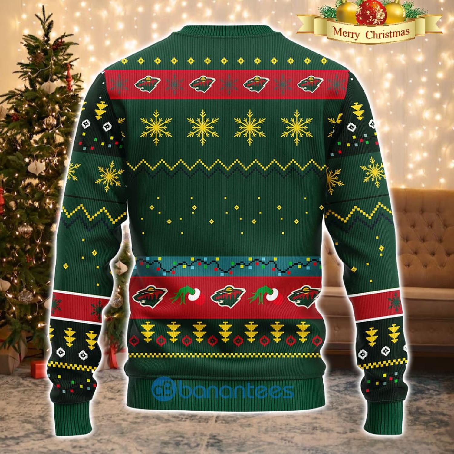 Minnesota Wild Christmas Sweater Wondrous Minions Gift - Personalized  Gifts: Family, Sports, Occasions, Trending