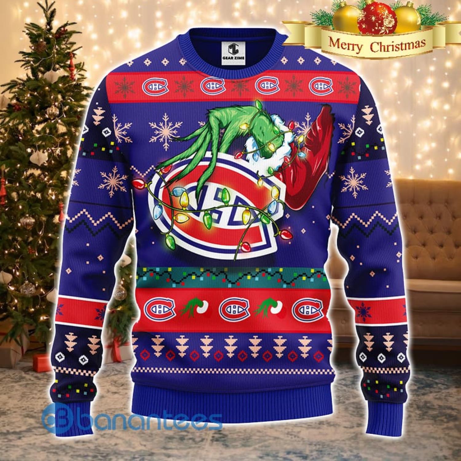 NHL Montreal Canadiens White Sweater Christmas Gift Ideas For Fans -  Freedomdesign