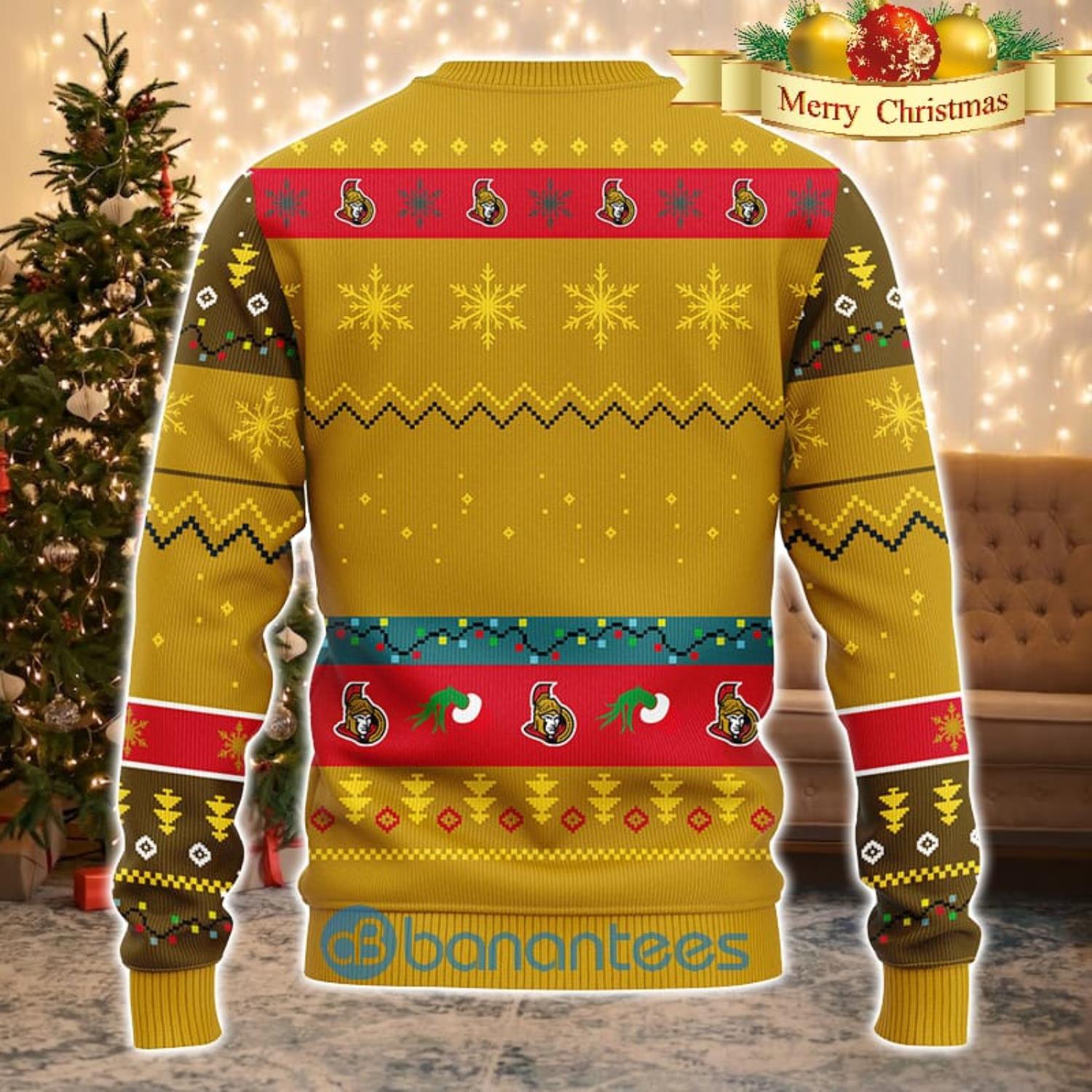 Ottawa Senators Tree Ugly Christmas Sweater Unisex Christmas Gift