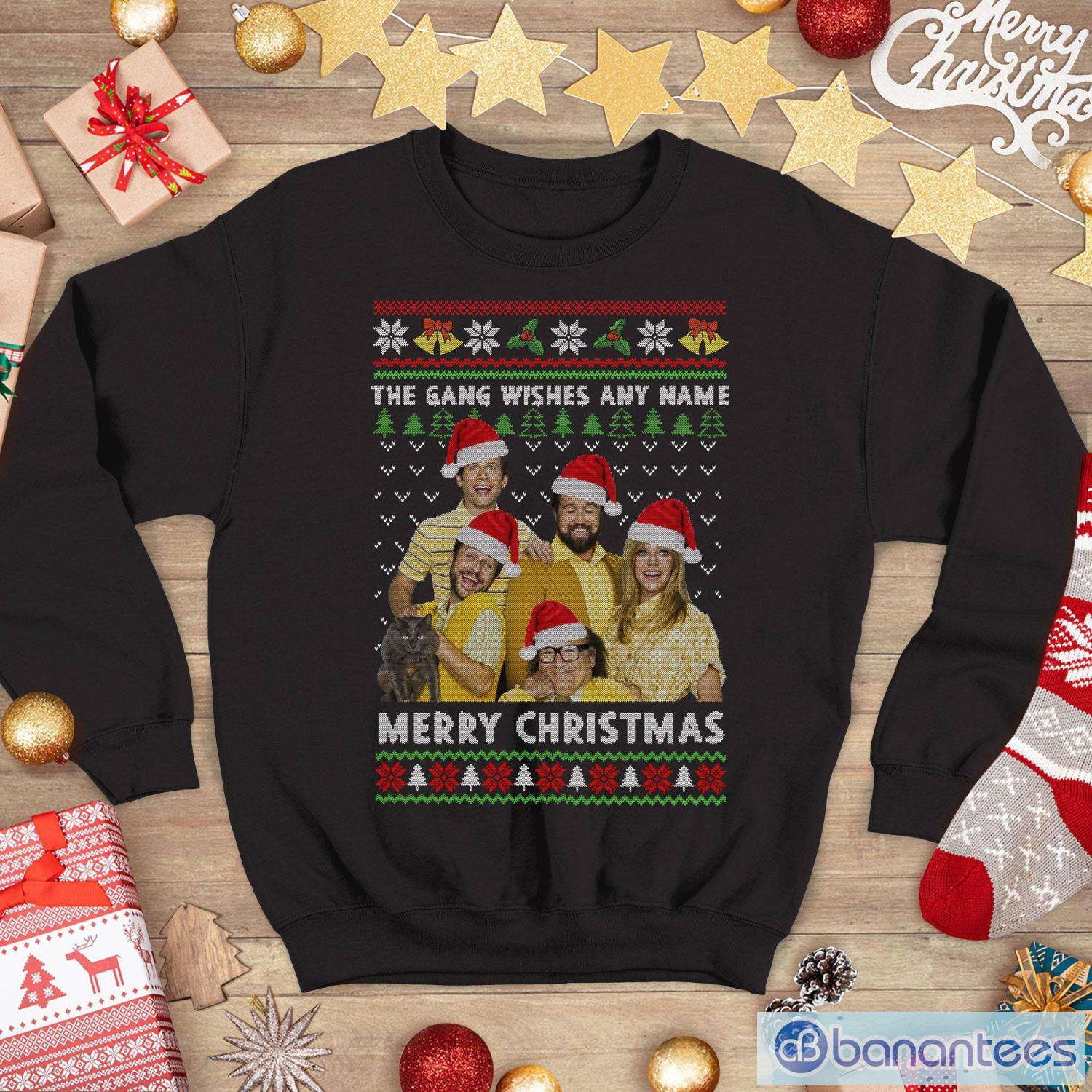 frank reynolds gang wishes merry christmas christmas sweatshirt image Frank Reynolds Gang Wishes Merry Christmas Christmas Sweatshirt Product Photo 1
