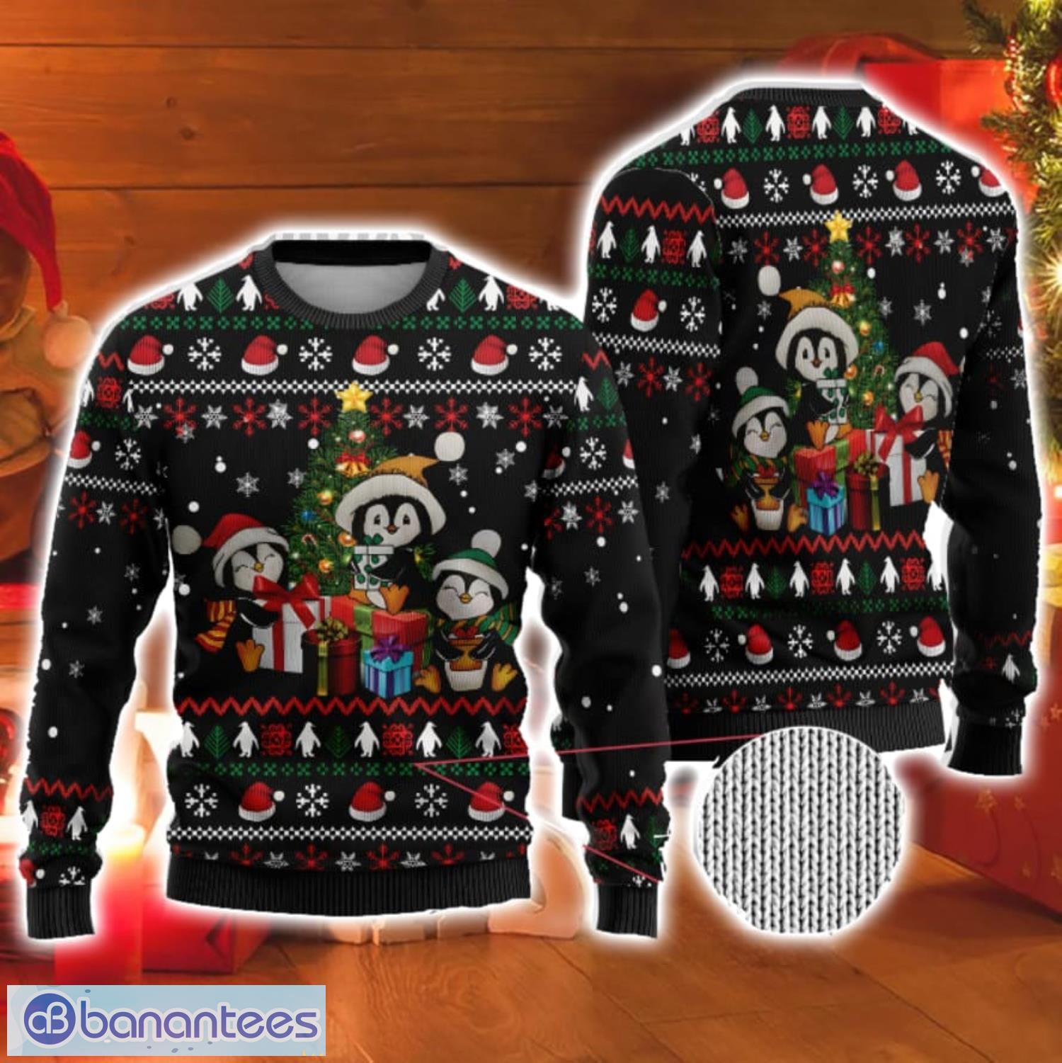 Funny Penguin Christmas Gift Ugly Christmas Sweater Product Photo 1