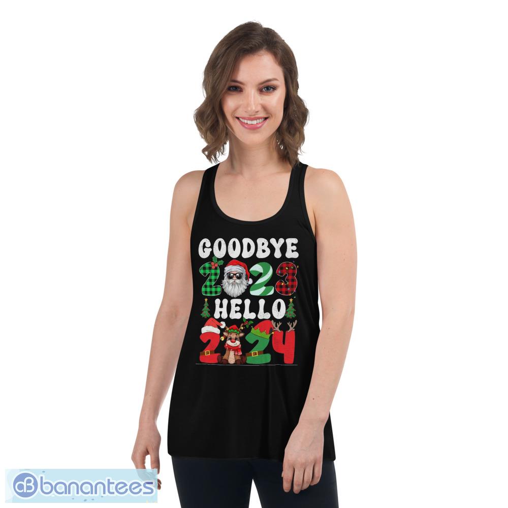 goodbye 2023 hello 2024 merry christmas happy new year 2024 t shirt 4 image Goodbye 2023 Hello 2024 Merry Christmas Happy New Year 2024 T Shirt Product Photo
