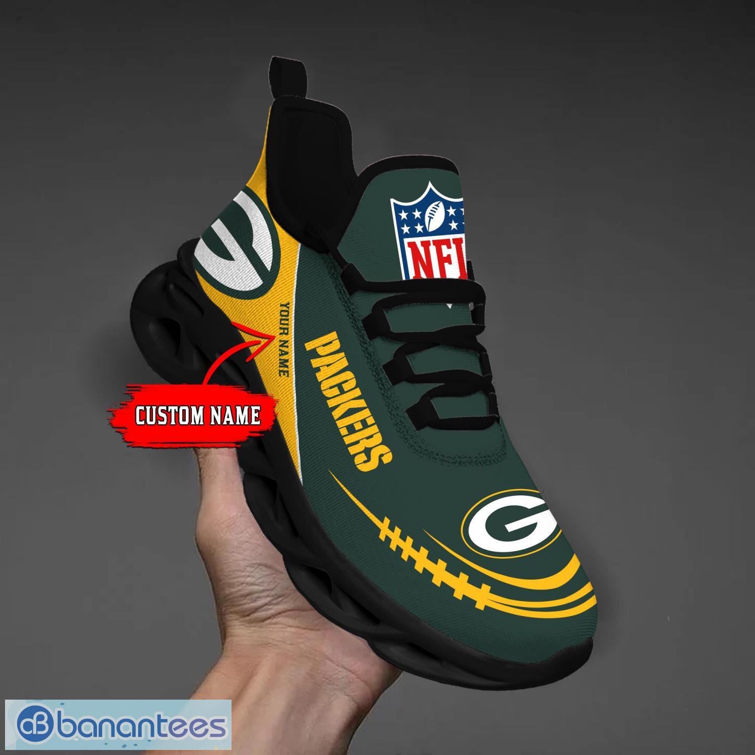 Green Bay Packers Personalized Max Soul Sneakers V34 - Tana Elegant