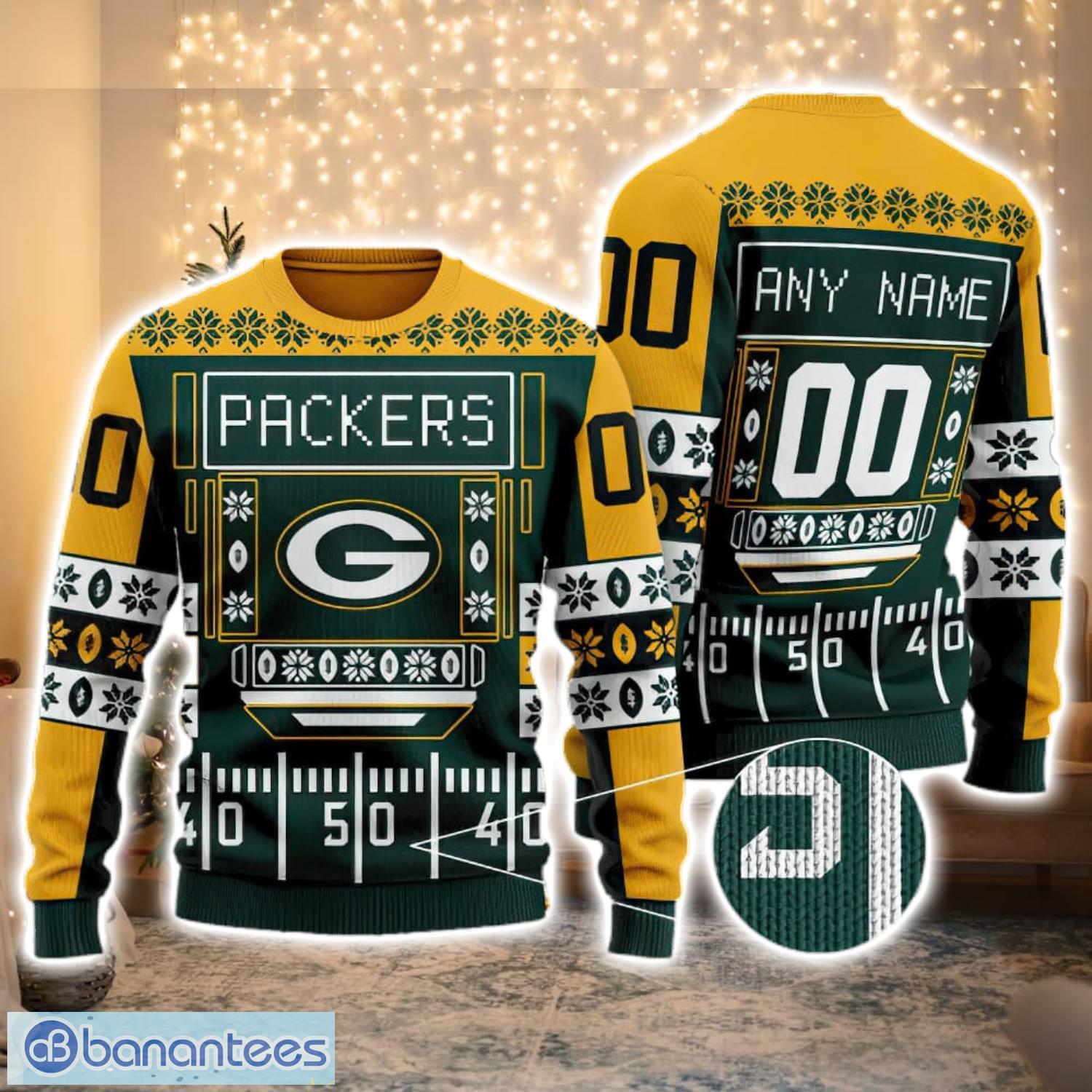 Green Bay Packers Bluetooth Light Up Ugly Sweater - Green