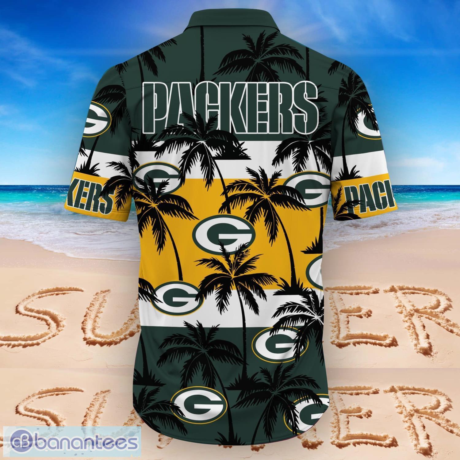 Green Bay Packers Palm Tree Hawaiian Shirt - Lelemoon