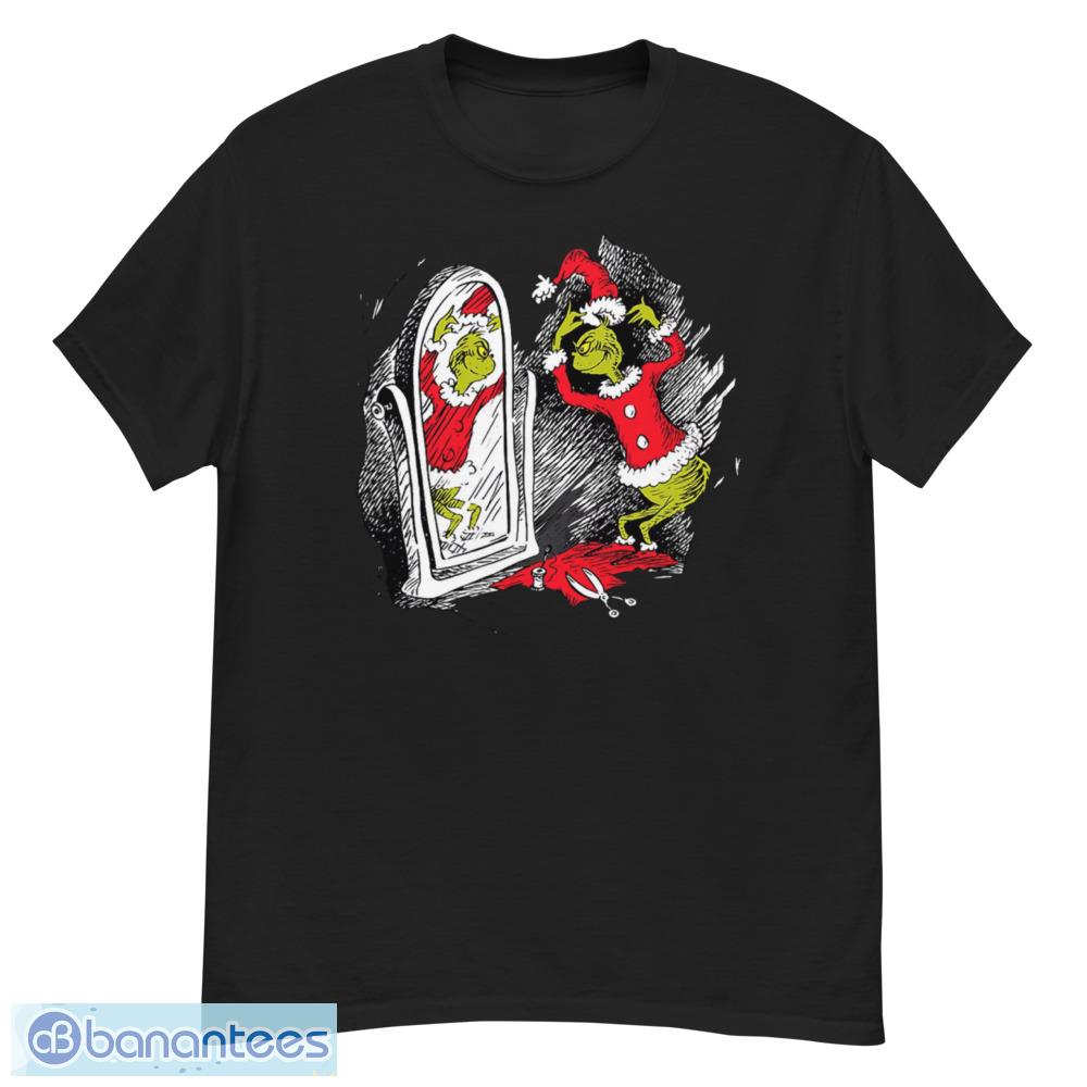 Grinch Santa Merry Grinchmas Christmas T-Shirt - G500 Men’s Classic T-Shirt