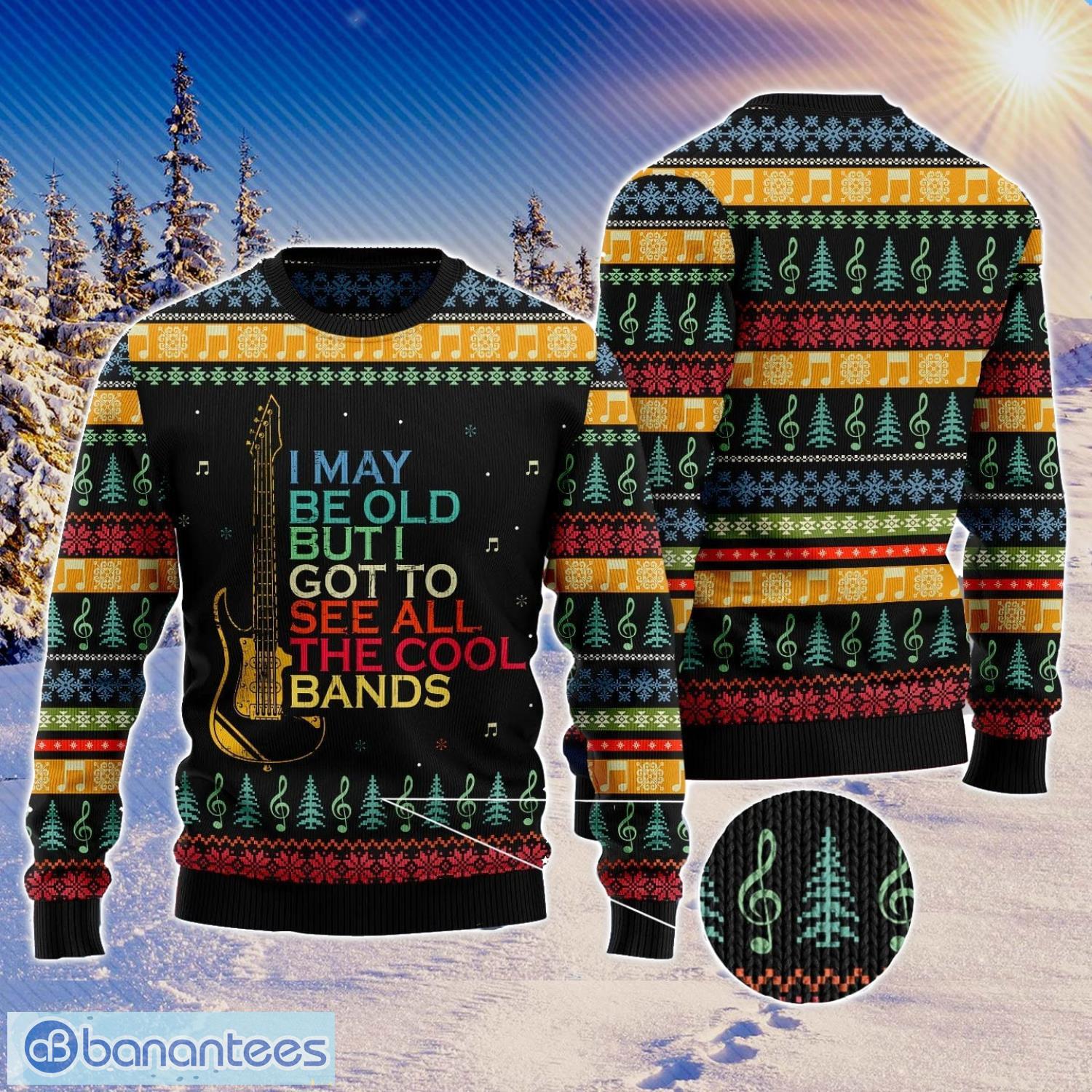 Guitar Old Vintage Christmas Gift Ugly Christmas Sweater Xmas Holiday Product Photo 1 Guitar Old Vintage Christmas Gift Ugly Christmas Sweater Xmas Holiday Product Photo 1