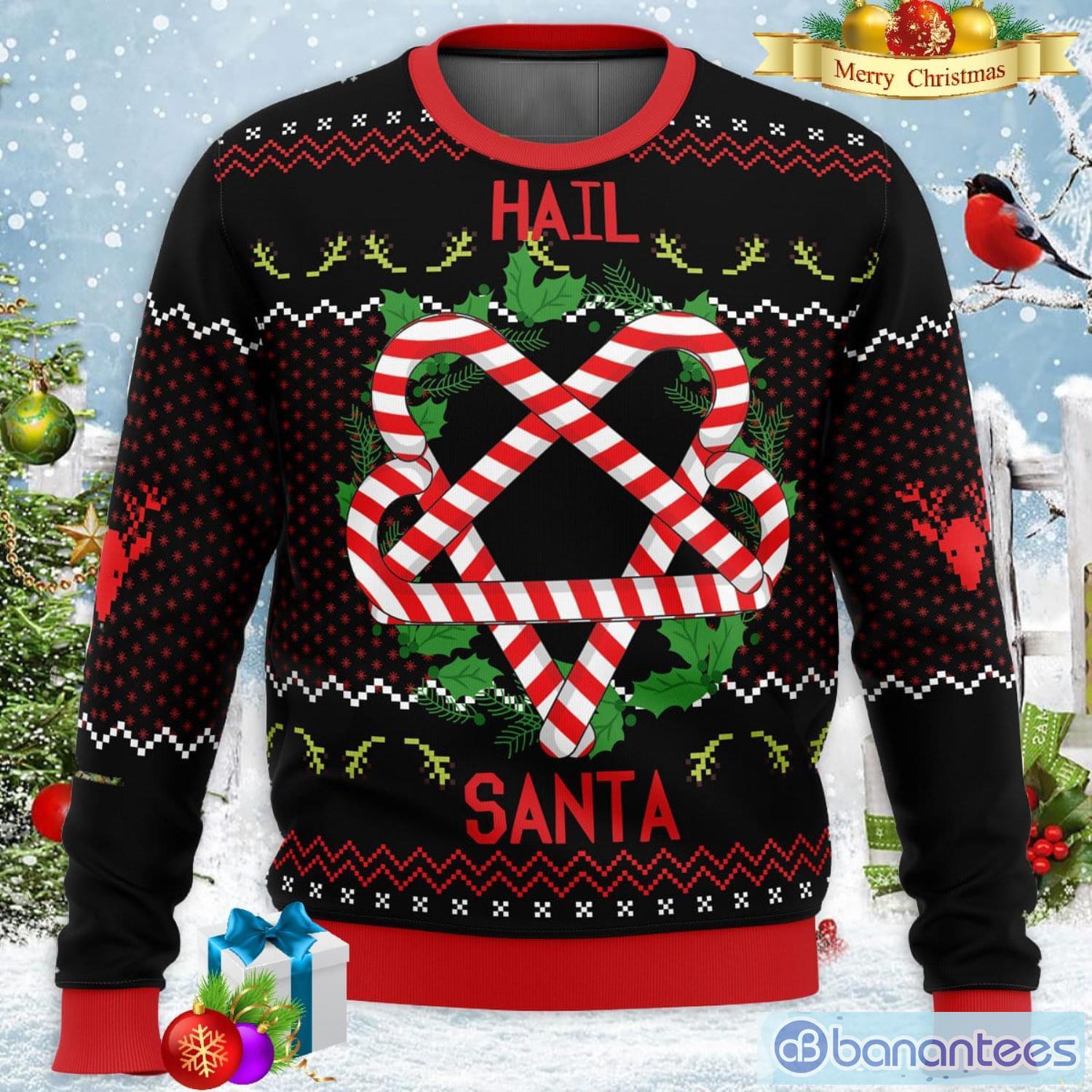 Hail 2025 santa sweater