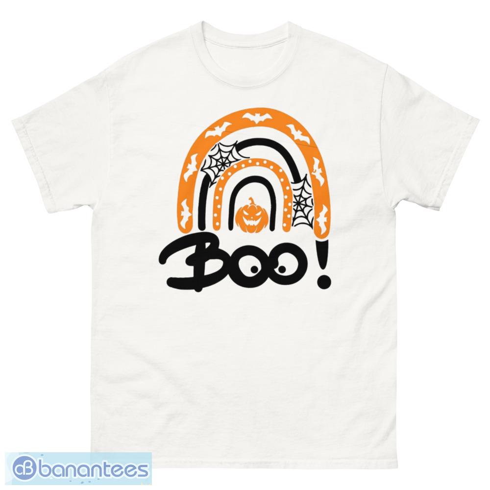 Halloween Boo Halloween Rainbow T-Shirt - 500 Men’s Classic Tee Gildan