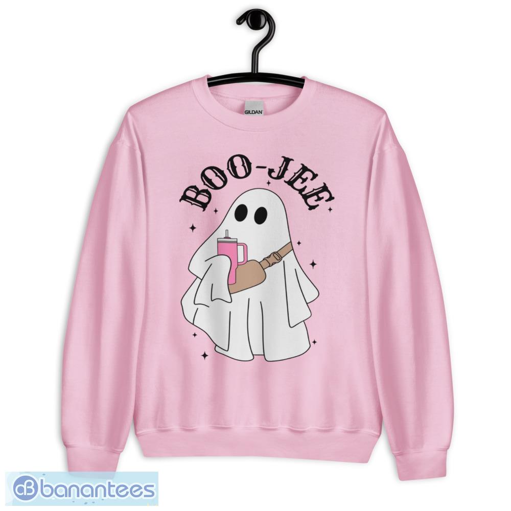 Halloween Ghost Boo Jee Spooky Ghost T-Shirt - Unisex Heavy Blend Crewneck Sweatshirt-1