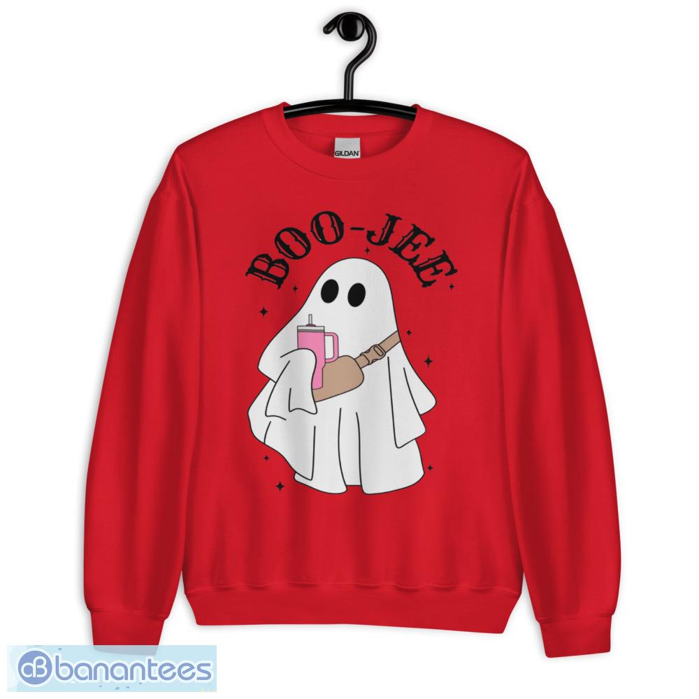 halloween ghost boo jee spooky ghost t shirt 3 image Halloween Ghost Boo Jee Spooky Ghost T-Shirt - Unisex Heavy Blend Crewneck Sweatshirt