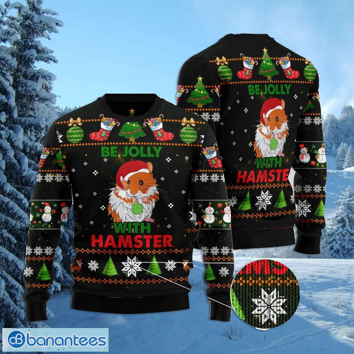 Hamster christmas clearance sweater