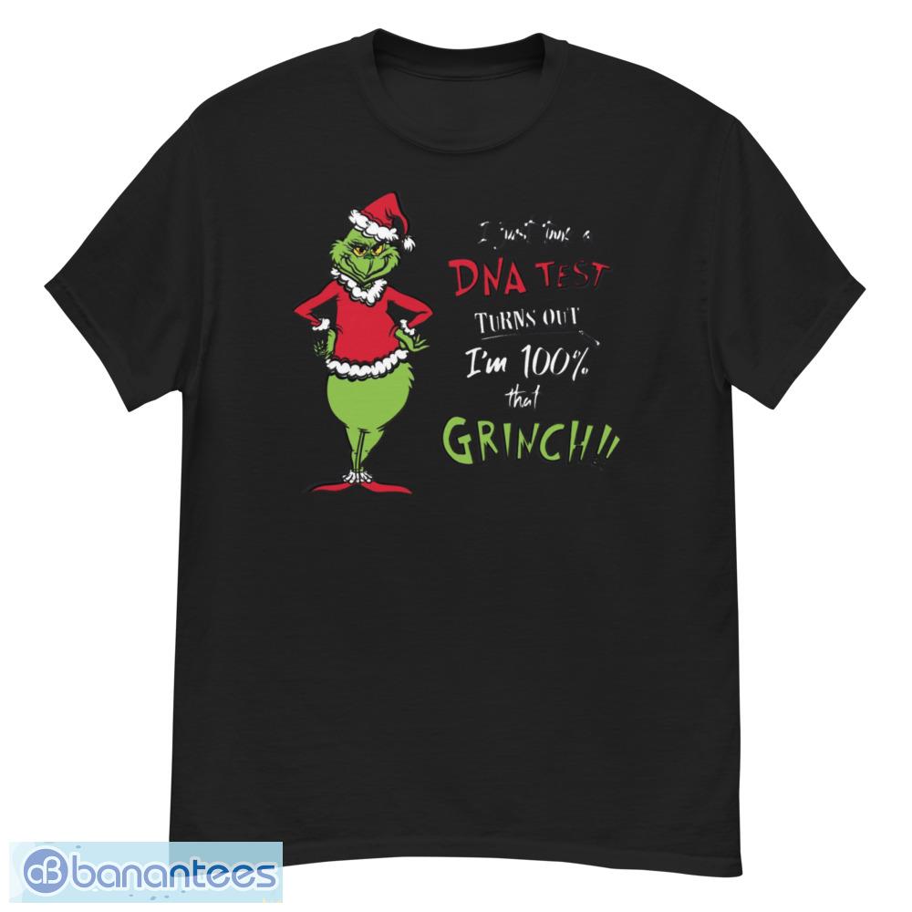 Happy Hallothanksmas The Grinch DNA Test Merry Christmas T-Shirt - G500 Men’s Classic T-Shirt