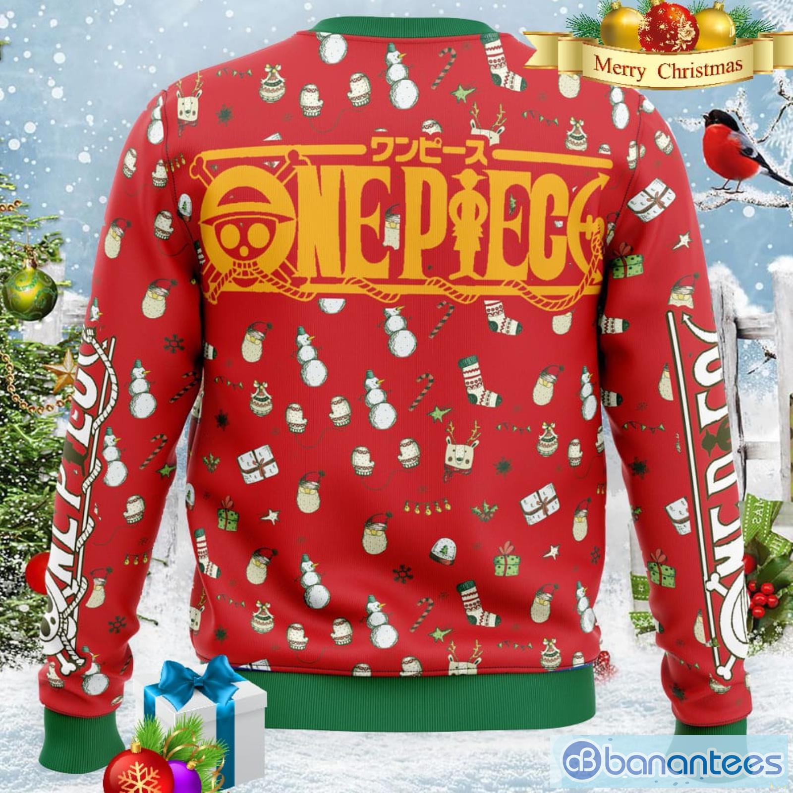 Christmas Sanji One Piece Xmas Men And Women Christmas Gift 3D Ugly  Christmas Sweater - Banantees