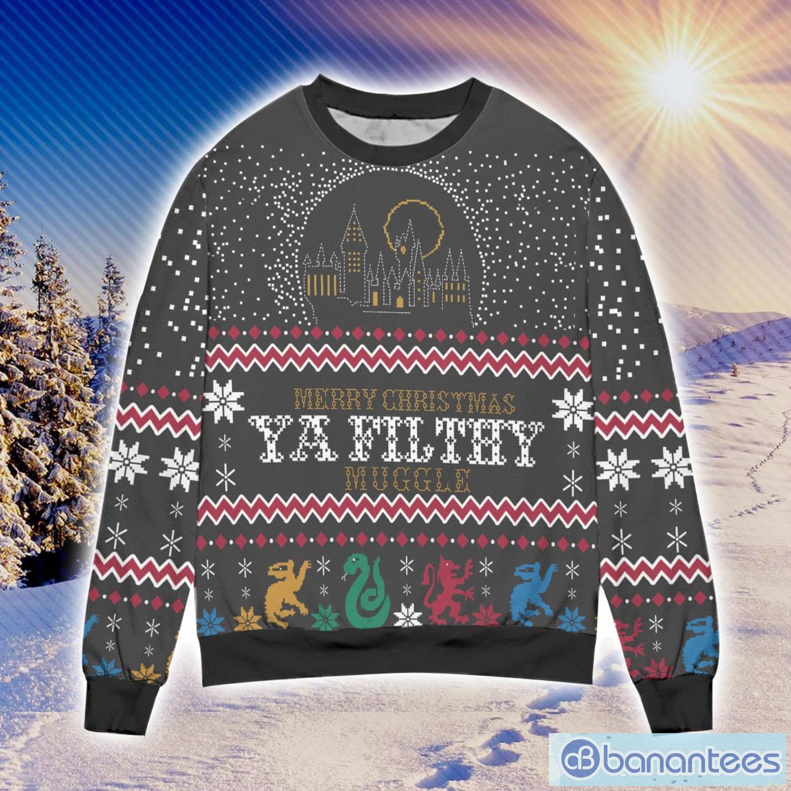 Harry Potter Merry Christmas Ya Filthy Muggle Hogwarts School Ugly