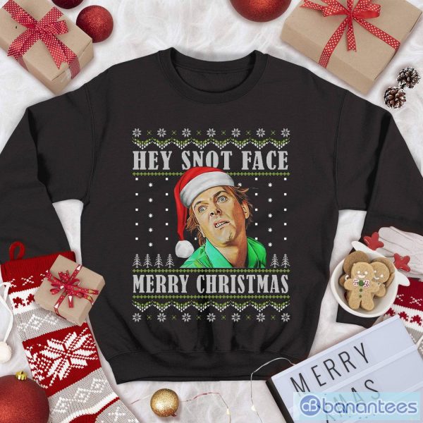 Hey Snot Face Merry Christmas Christmas Sweatshirt Product Photo 1