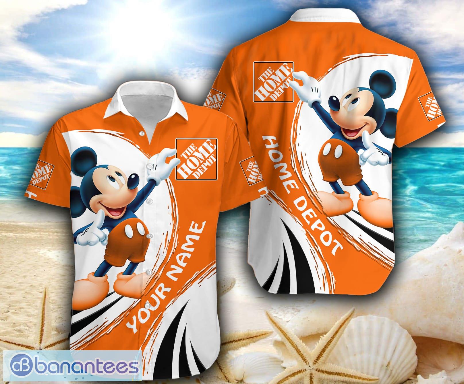 Atlanta Falcons And Mickey Mouse Custom Name Hawaii Shirt Summer