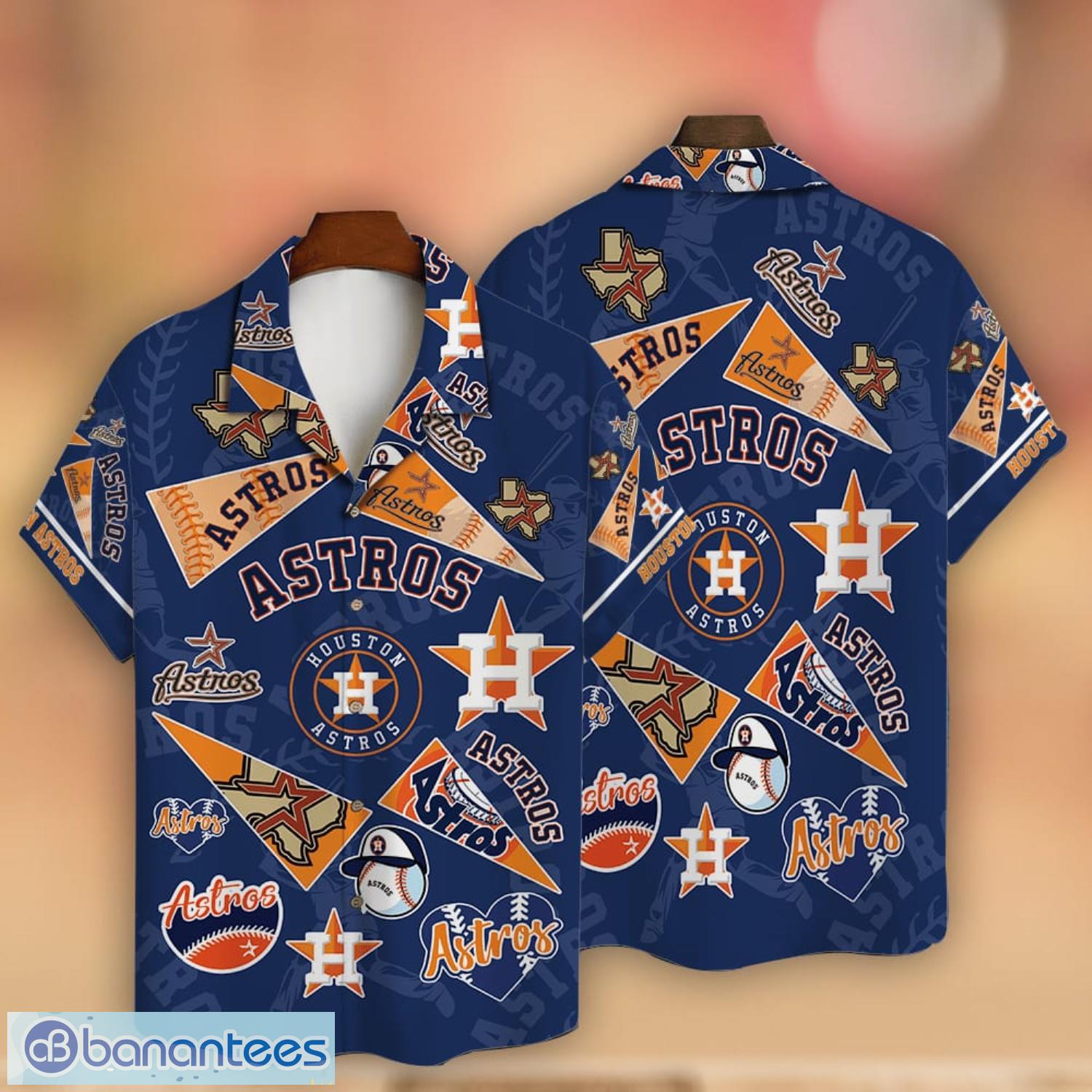 Houston Astros Baseball Jersey 3d All Over 2023 Summer Hawaiian Shirt And  Shorts - Banantees