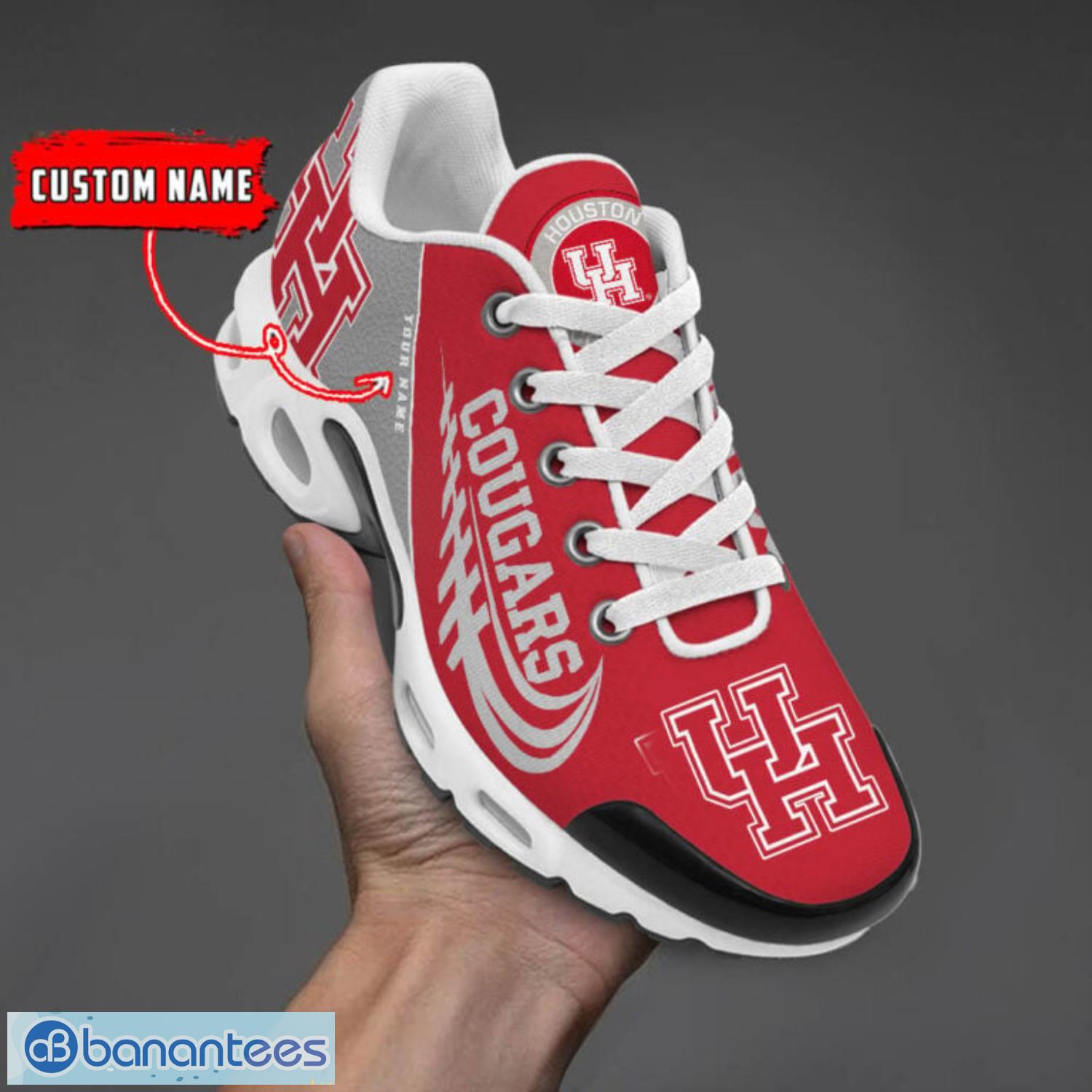 Houston Cougars Custom Name Air Cushion Sport Shoes For Men And Women Gift Product Photo 1