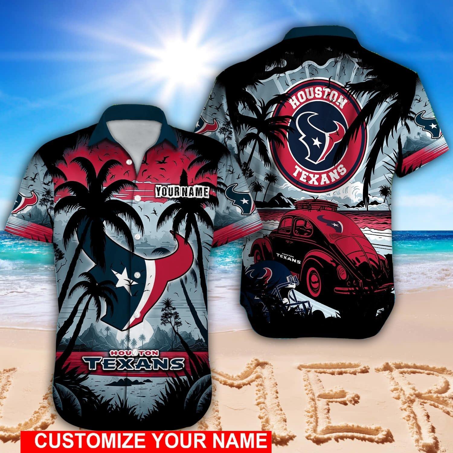 Best Selling Product] Houston Texans NFL Custom Full Print Unisex Hawaiian  Shirt