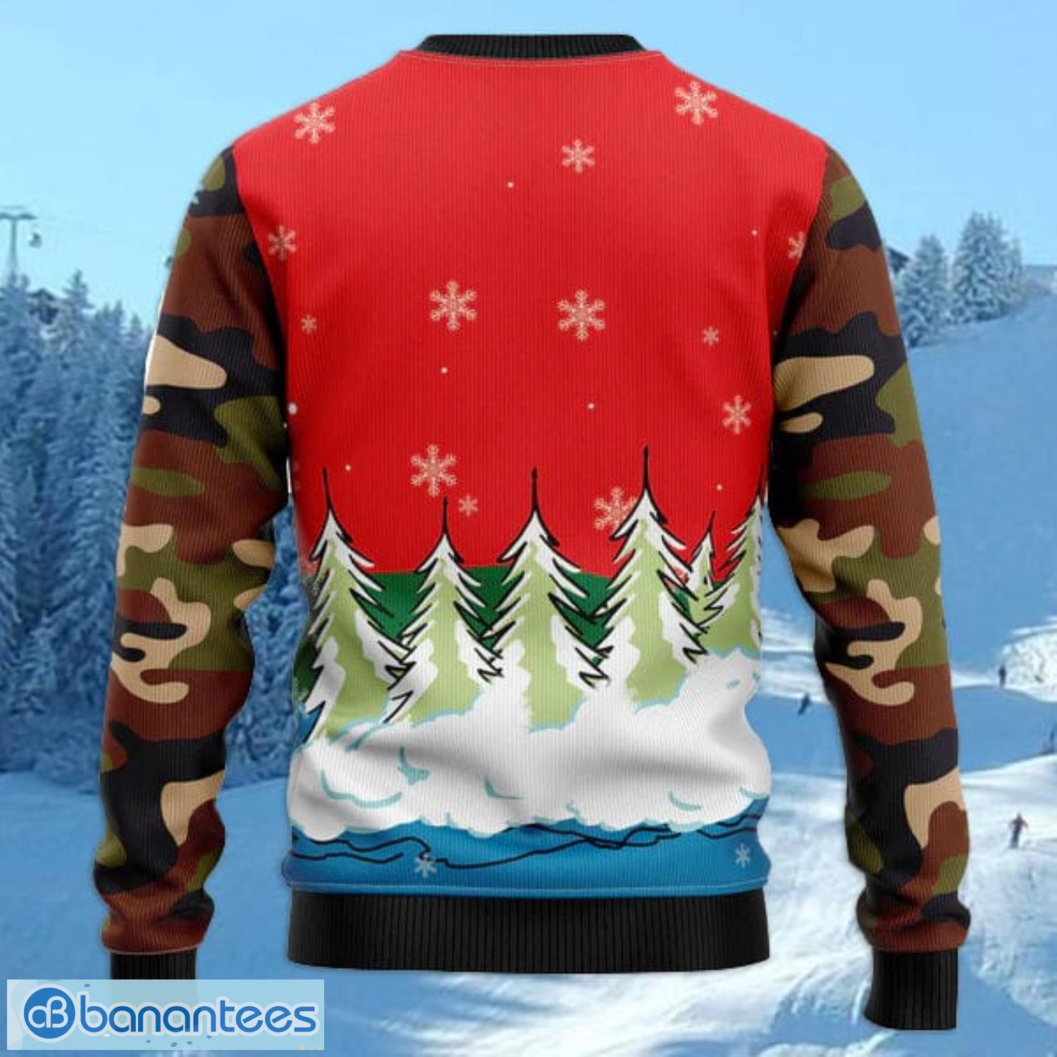 Hunting Santa Christmas All Over Printed 3D Ugly Christmas Sweater Noel Men And Women Gift Product Photo 1 Hunting Santa Christmas All Over Printed 3D Ugly Christmas Sweater Noel Men And Women Gift Product Photo 1