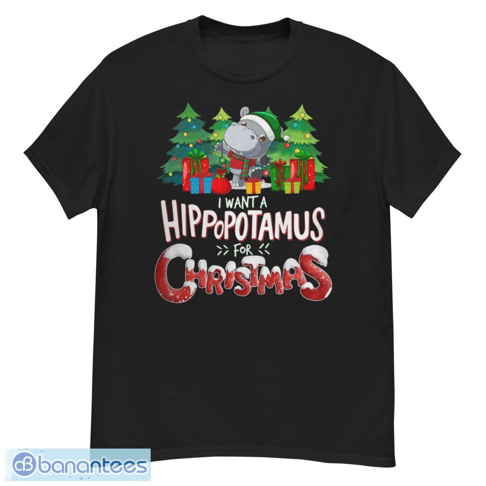 I Want A Hippopotamus For Christmas T-Shirt Sweatshirt Hoodies - G500 Men’s Classic T-Shirt