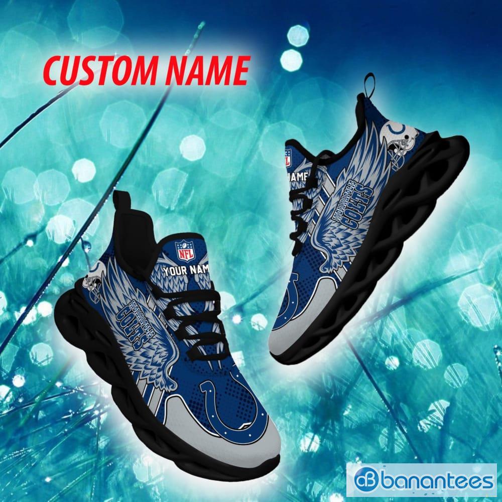 Indianapolis Colts Custom Name NFL Max Soul Shoes Gift For Fans Running  Sneaker - Banantees