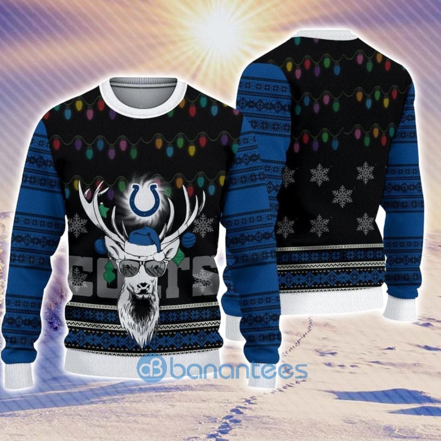 Indianapolis Colts Basic Ugly Christmas Sweater - Banantees