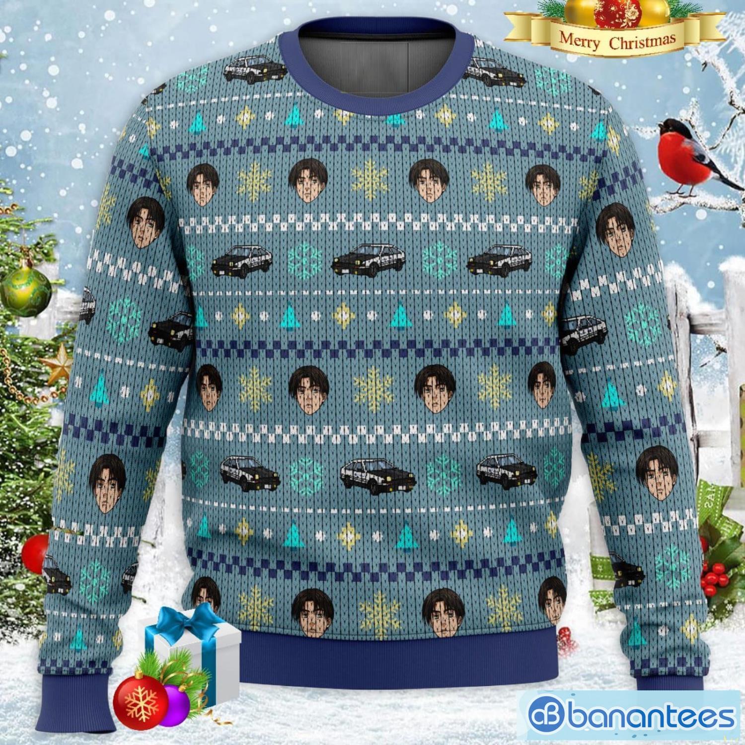 Initial d shop christmas sweater