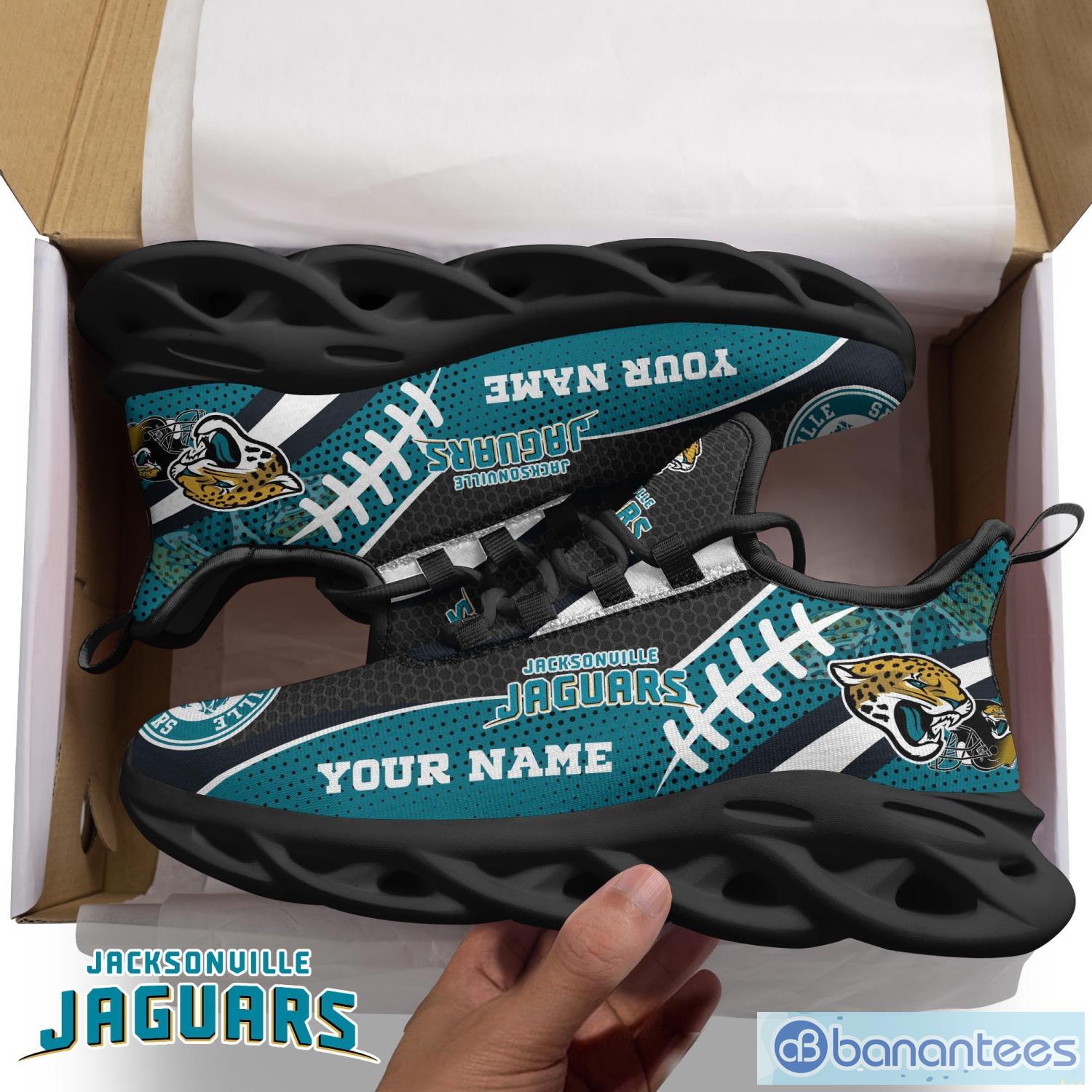 Jacksonville Jaguars NFL Symbol Max Soul Sneakers Sport Shoes - Banantees