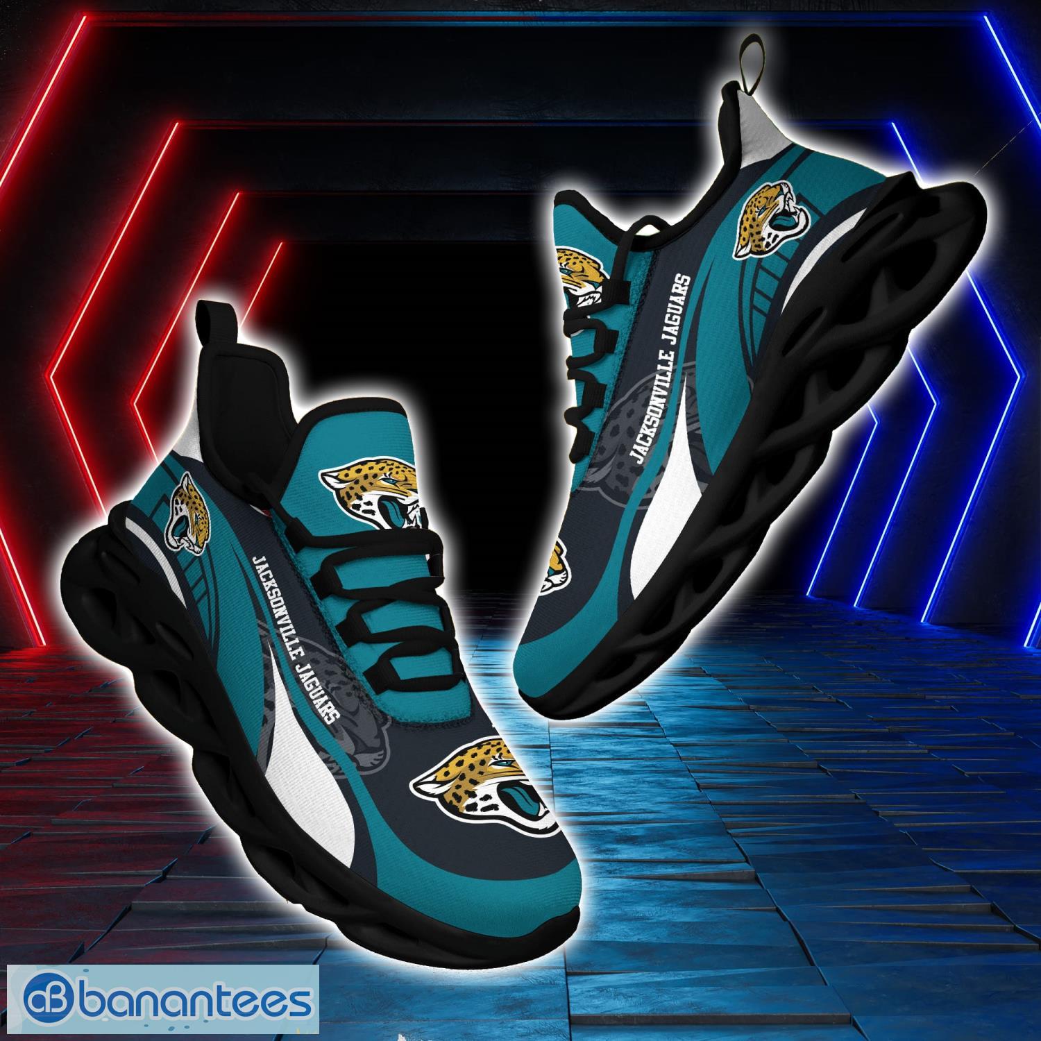 Jacksonville Jaguars Sneakers Max Soul Sneakers Sport Gift For Men And Women - Jacksonville Jaguars Sneakers Max Soul Trending Summer 51190_5