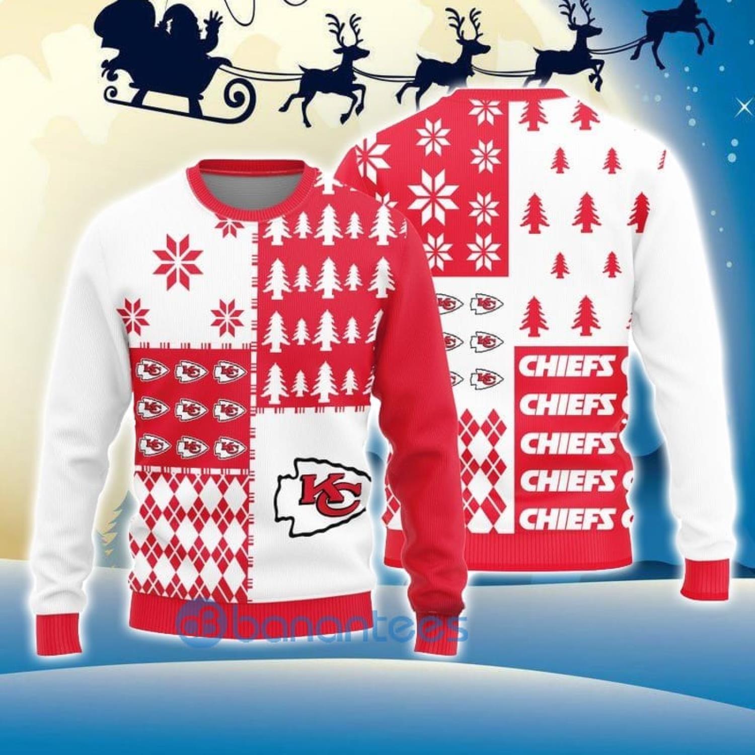 Kansas City Chiefs Red Ugly Wool Sweater Christmas - Chiefs Christmas  Sweater