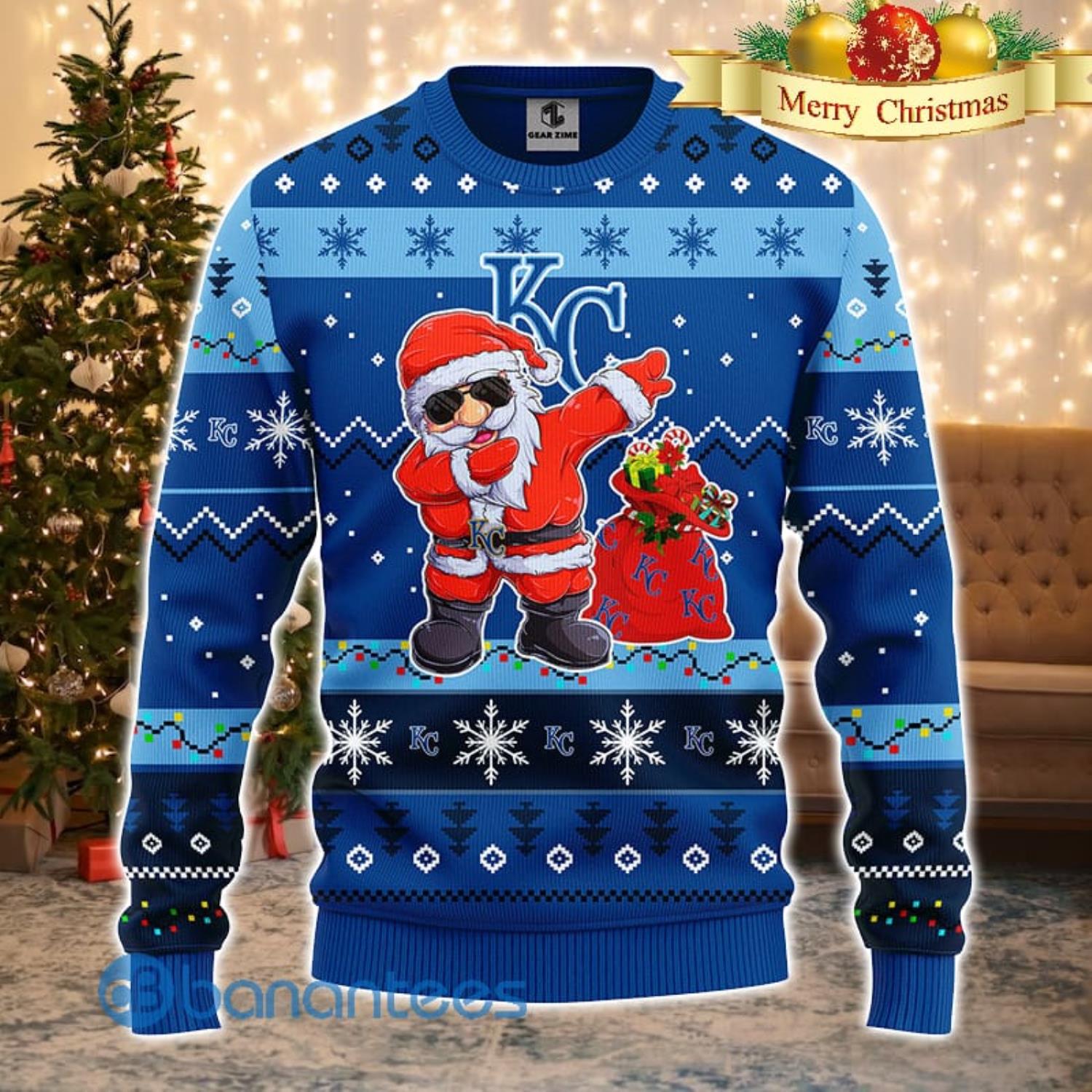 Santa Claus Kansas City Royals Mlb Christmas 2023 Shirt - Banantees