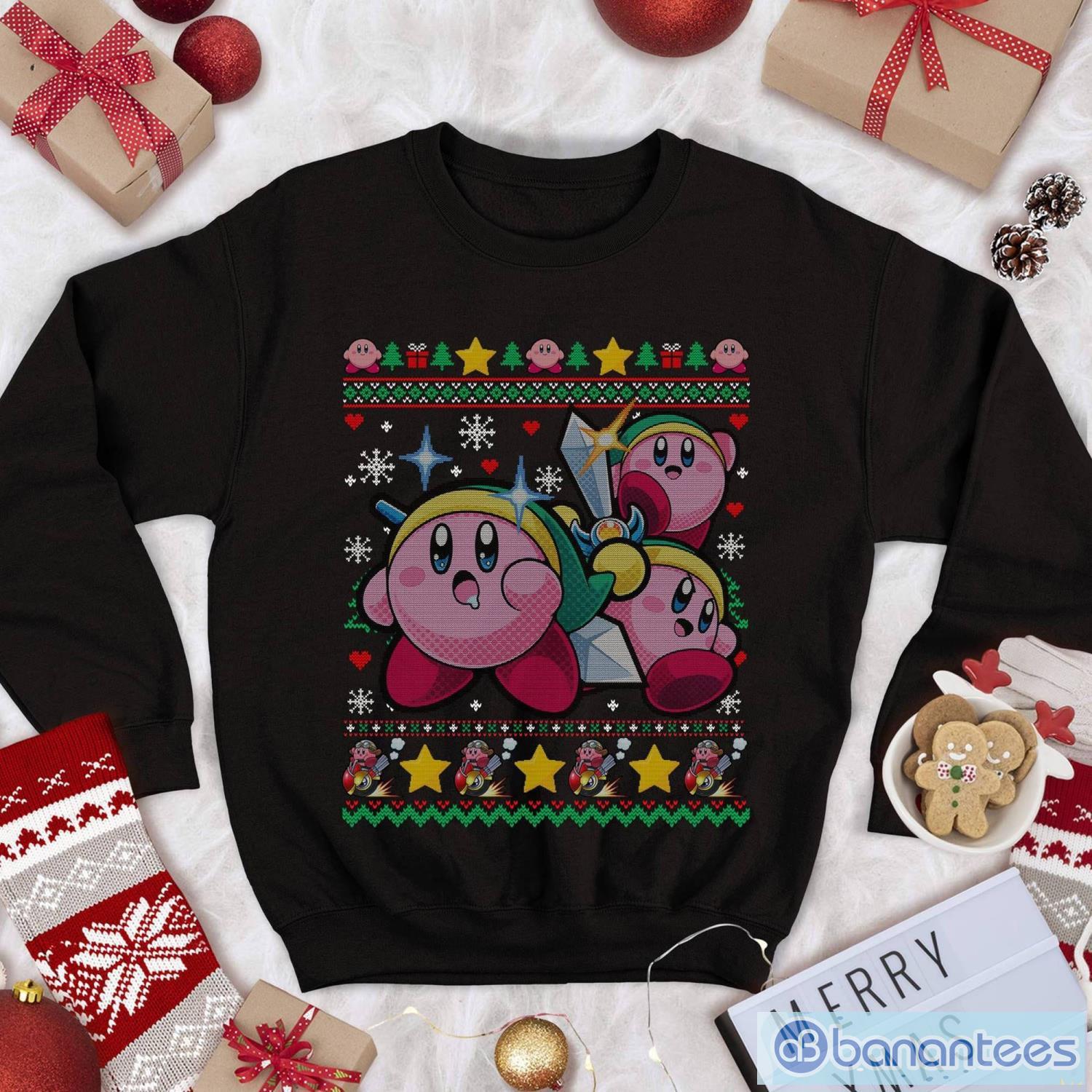 kirby kirby christmas shirt game kirby shirt video game christmas sweatshirt family christmas sweatshirt image Kirby Kirby Christmas Shirt Game Kirby Shirt Video Game Christmas Sweatshirt Family Christmas Sweatshirt Product Photo 1