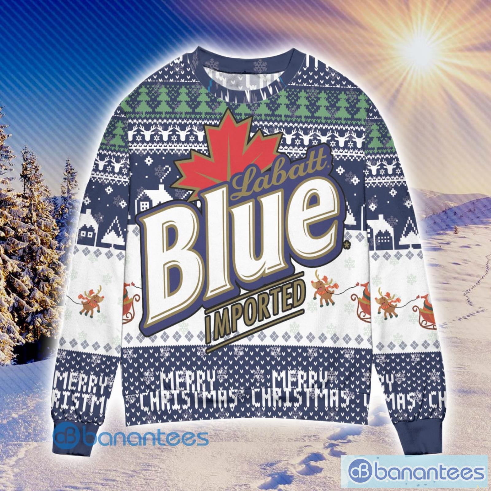 Labatt blue christmas sweater sale