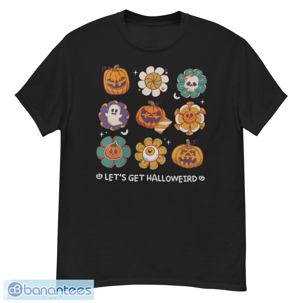 LetS Get Halloweird Pumpkin Flowers Happy Halloween T-Shirt - G500 Men’s Classic T-Shirt
