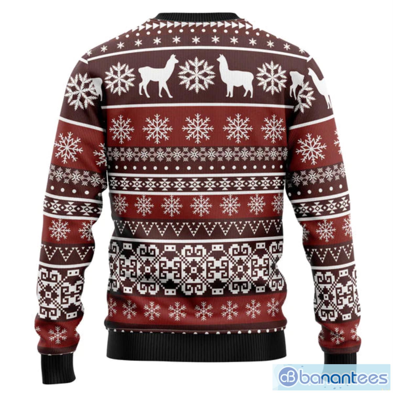 Llama Falalala Christmas Ugly Christmas Sweater Family Noel Gift Product Photo 1