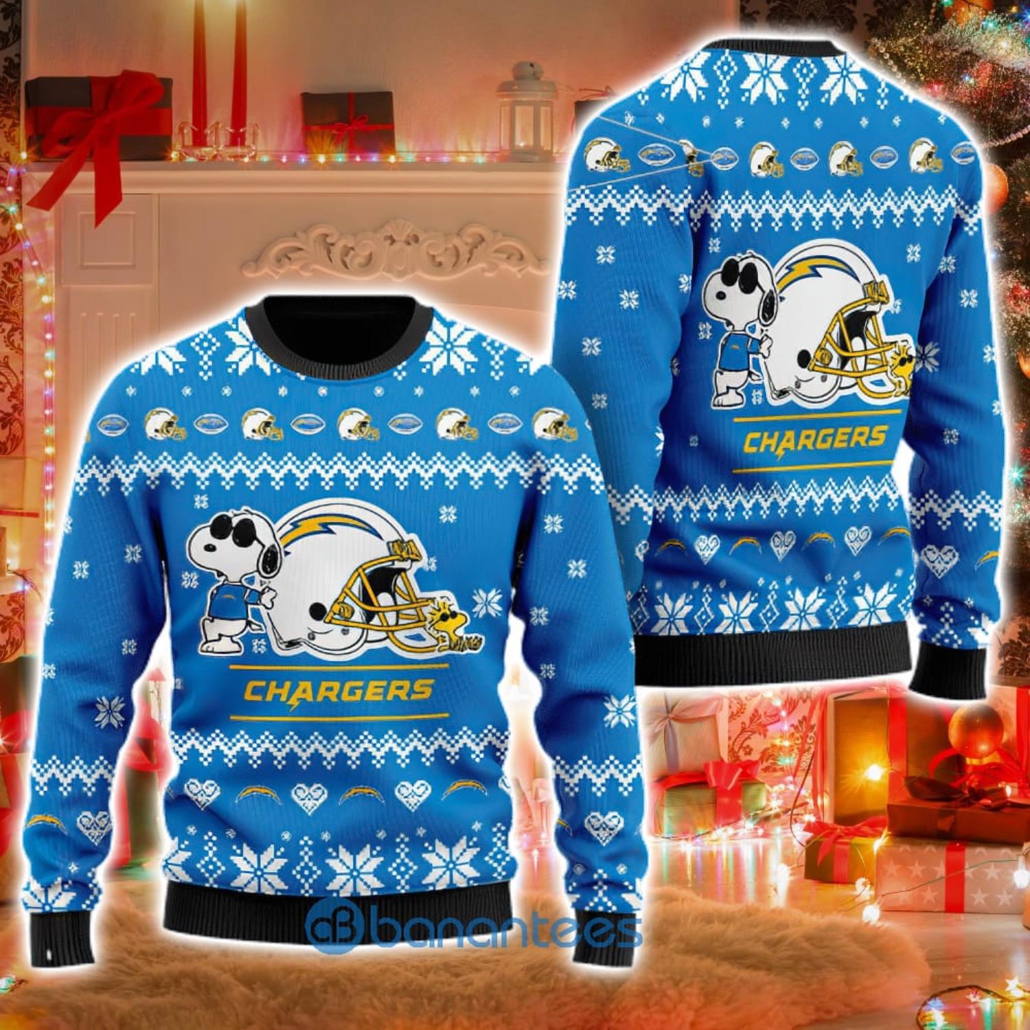 NFL Los Angeles Rams 3D Ugly Christmas Sweater Christmas Gift For Sport  Fans Custom Name And Number - Banantees