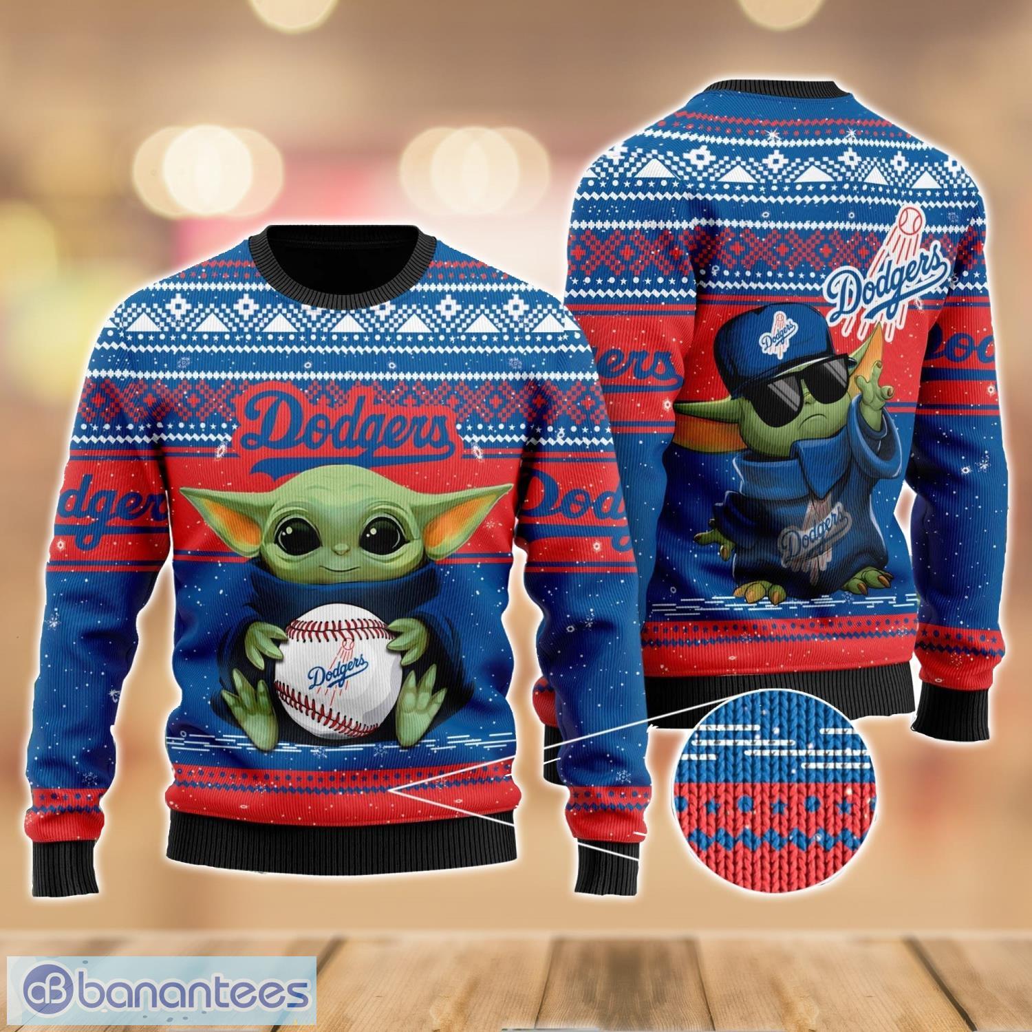 Los Angeles Dodgers Baby Yoda Star Wars Lover 3D Hoodie Christmas