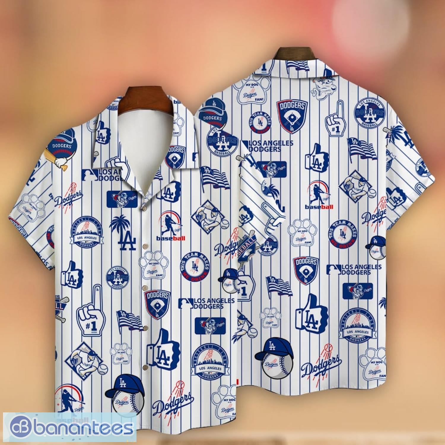 Los Angeles Dodgers MLB Premium Hawaiian Shirt For Fans Print Aloha -  Banantees