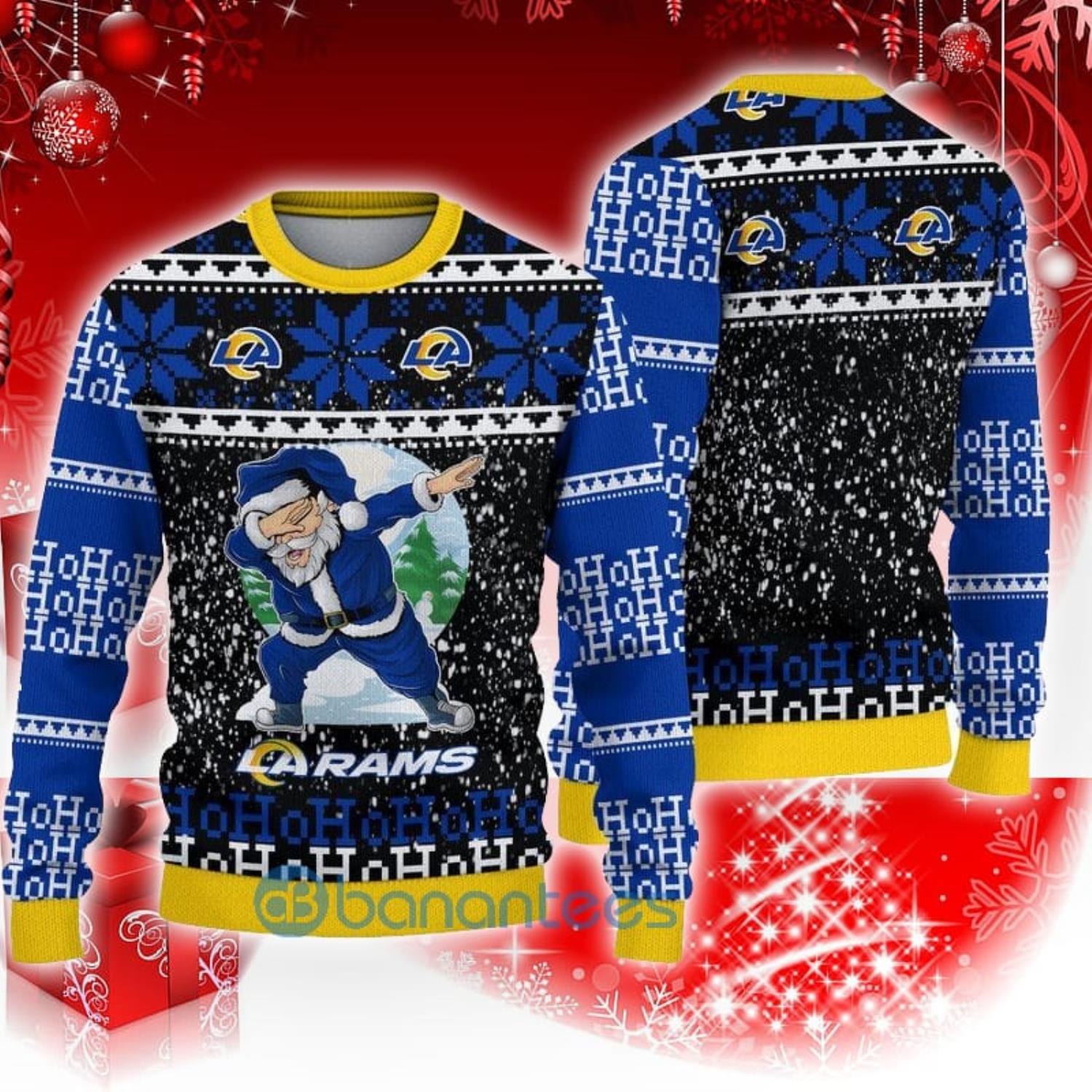 Los Angeles Rams Christmas Grinch Ugly Christmas Sweater Christmas Gift For  Family - Banantees