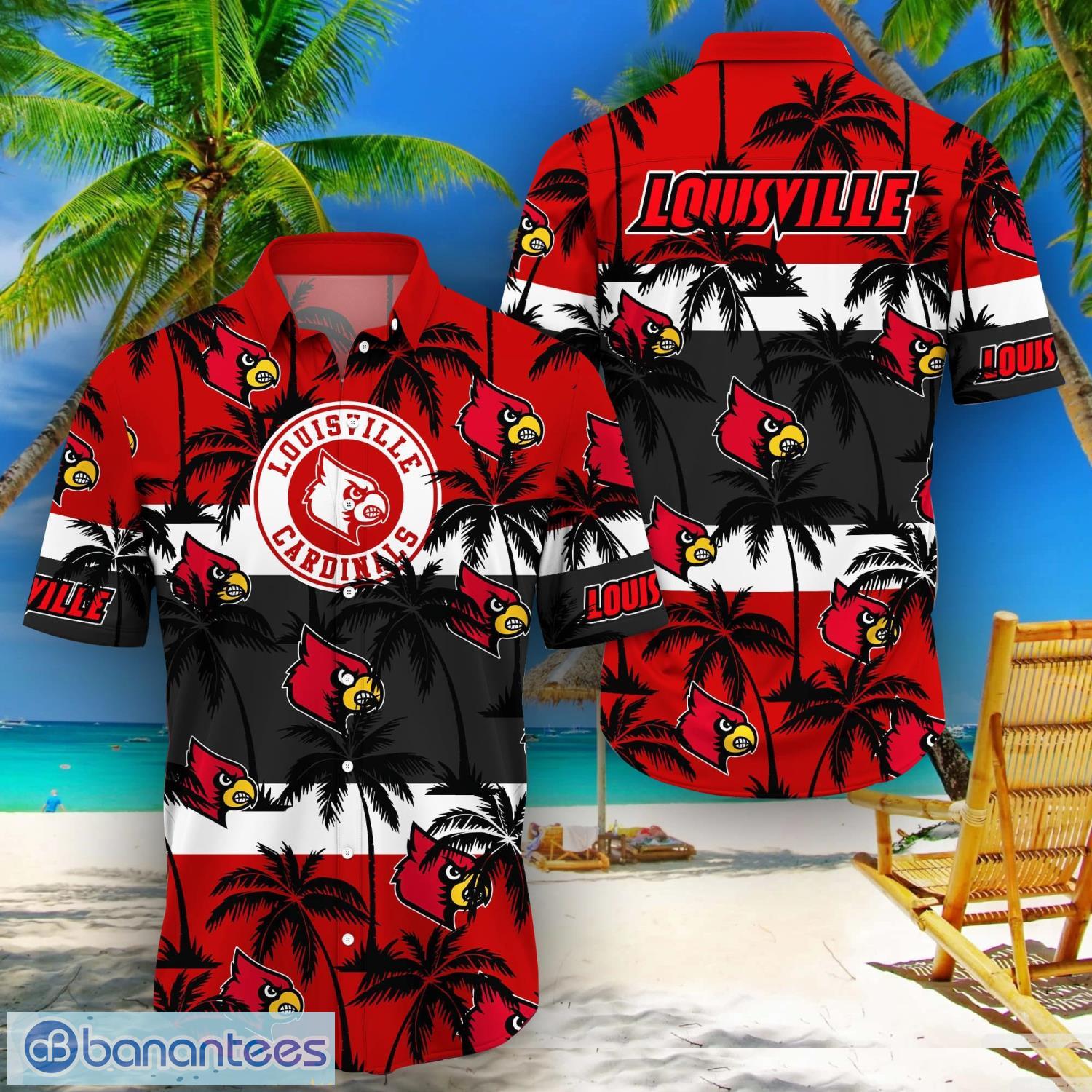 Louisville Cardinals Summer Commemorative Tropical Hawaiian Shirt - Trendy  Aloha