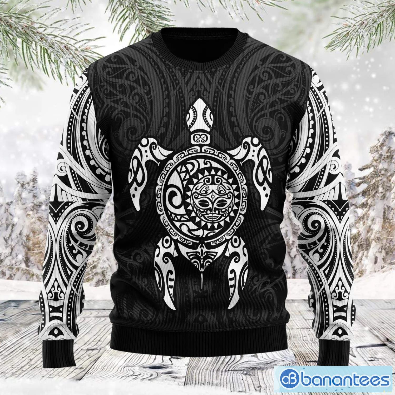 Love Turtle Ugly Christmas Sweater Family Noel Gift Product Photo 2